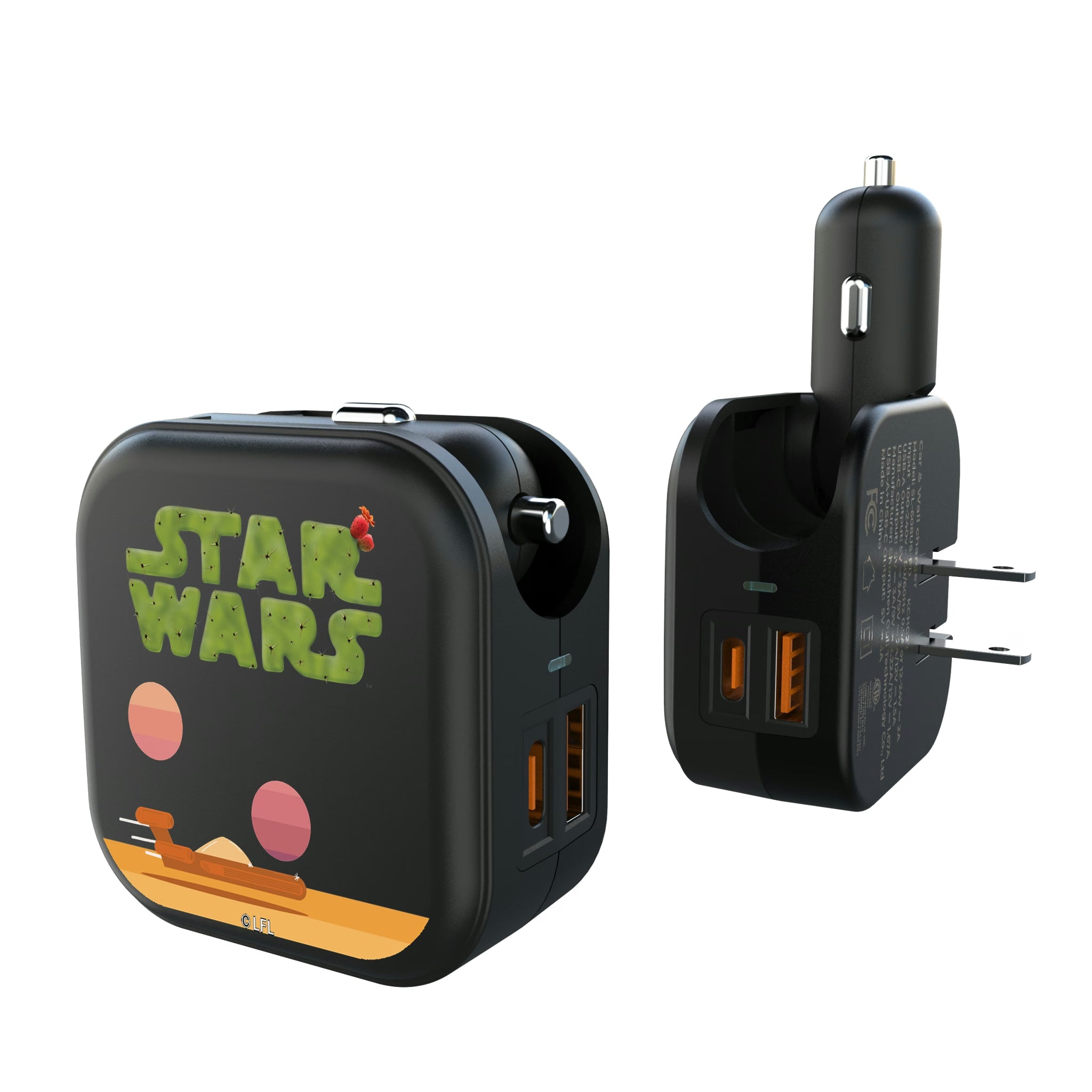Star Wars Tatooine Locality Fade 2 in 1 USB A/C Charger