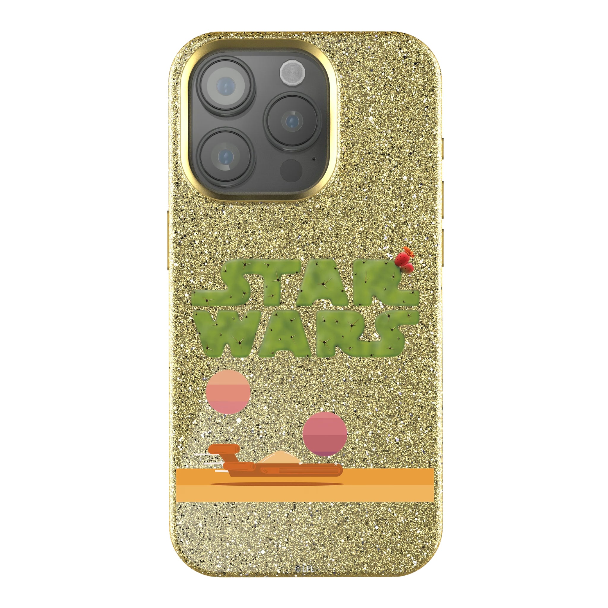 Star Wars Tatooine Locality Fade iPhone Bling Phone Case for Apple iPhone