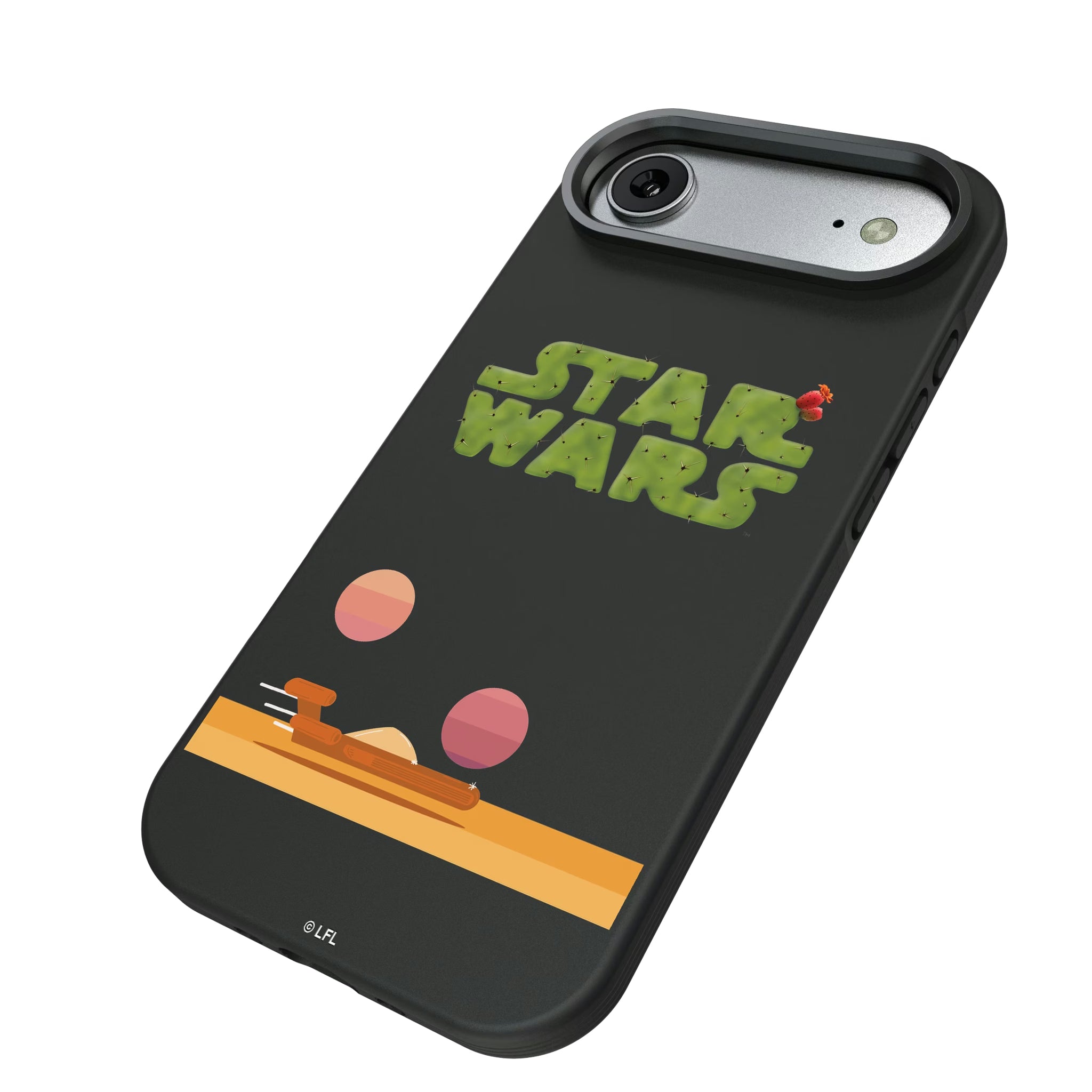 Star Wars Tatooine Locality Fade iPhone Bump Phone Case for Apple iPhone - Isometric View#Device_iPhone Air