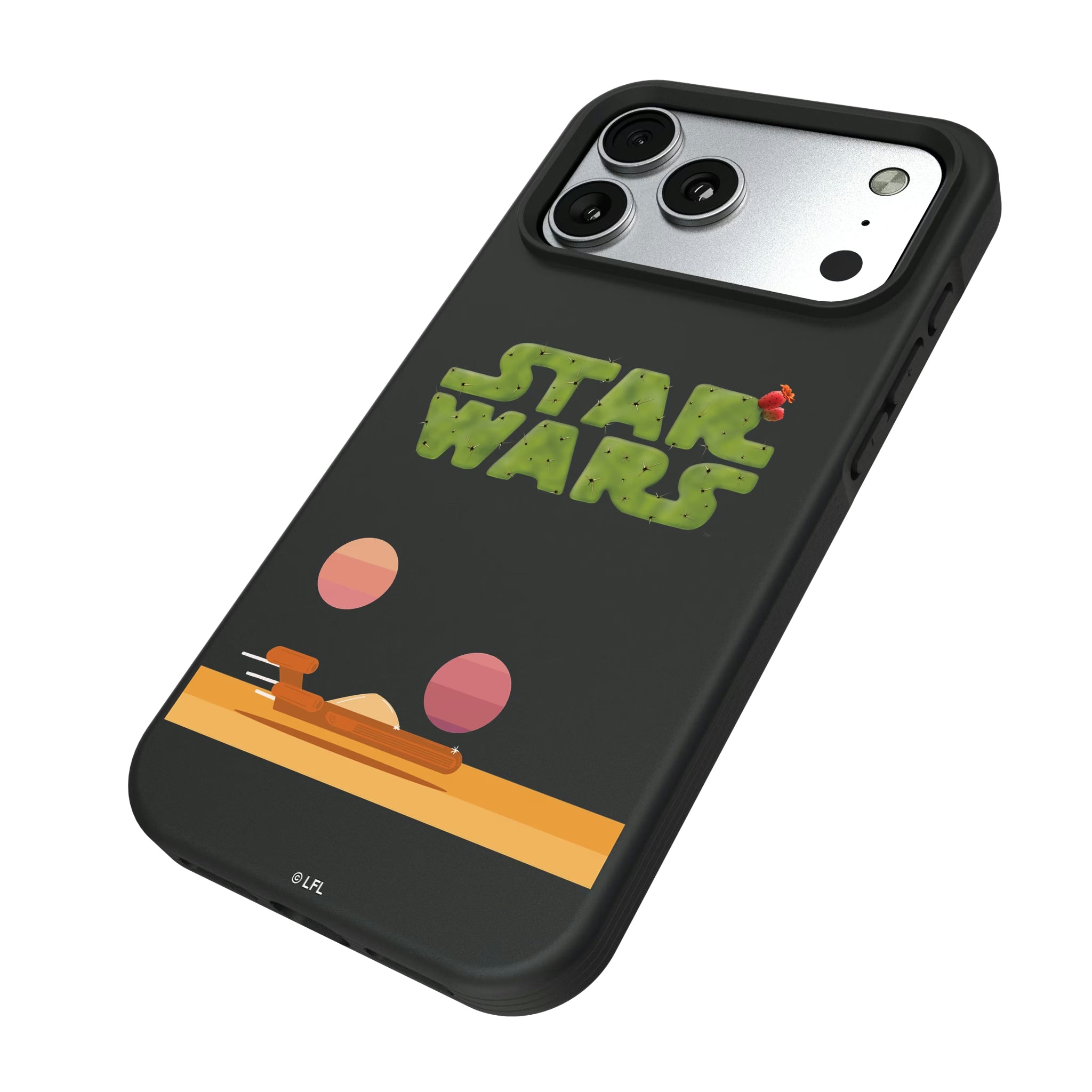 Star Wars Tatooine Locality Fade iPhone Bump Phone Case for Apple iPhone - Isometric View#Device_iPhone 17 Pro Max
