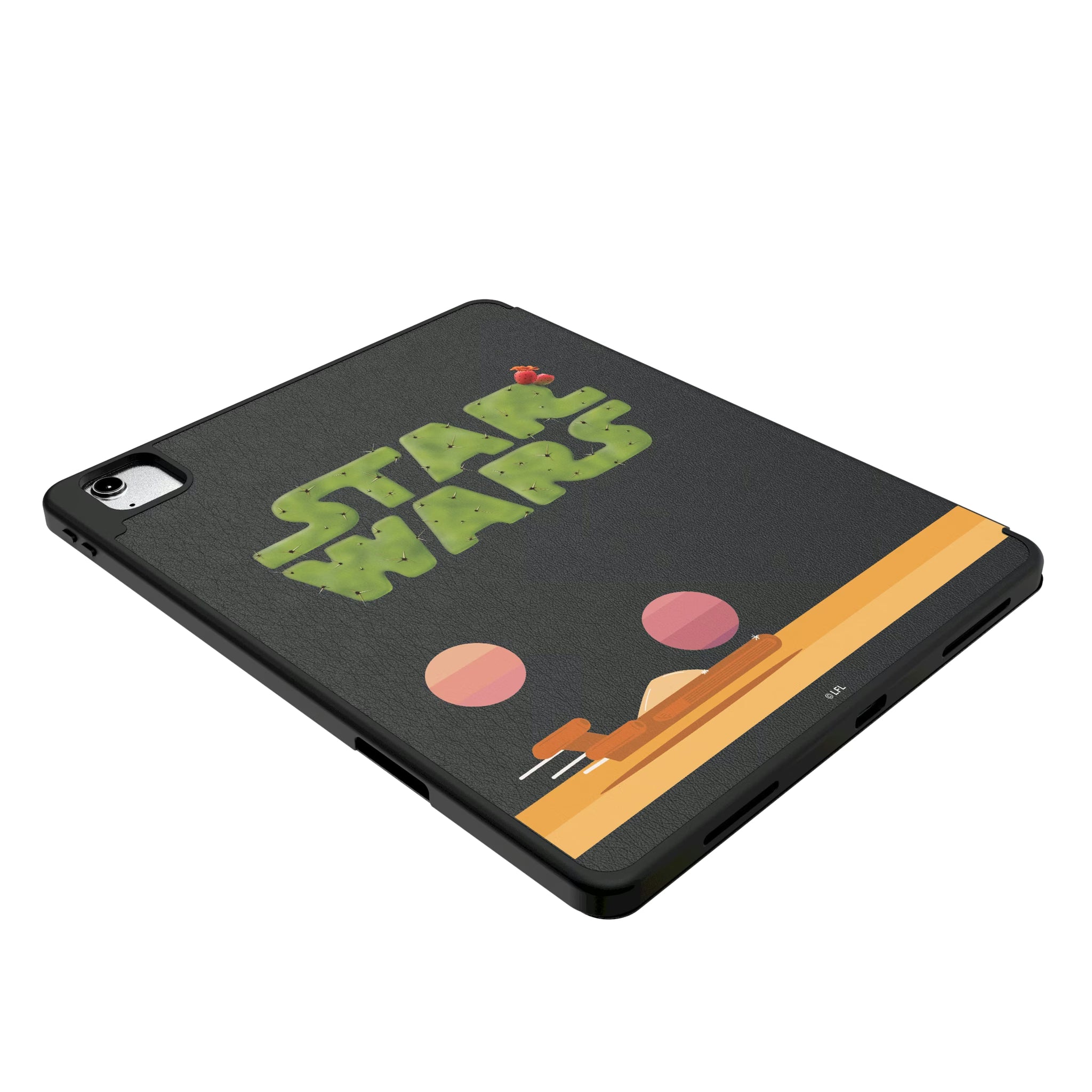Star Wars Tatooine Locality Fade iPad Tablet Case for Apple iPad - Isometric View