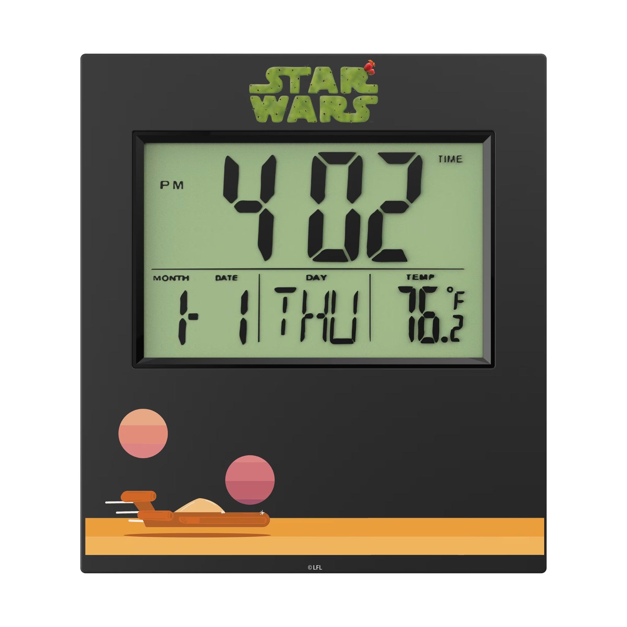 Star Wars Tatooine Locality Fade Wall Clock