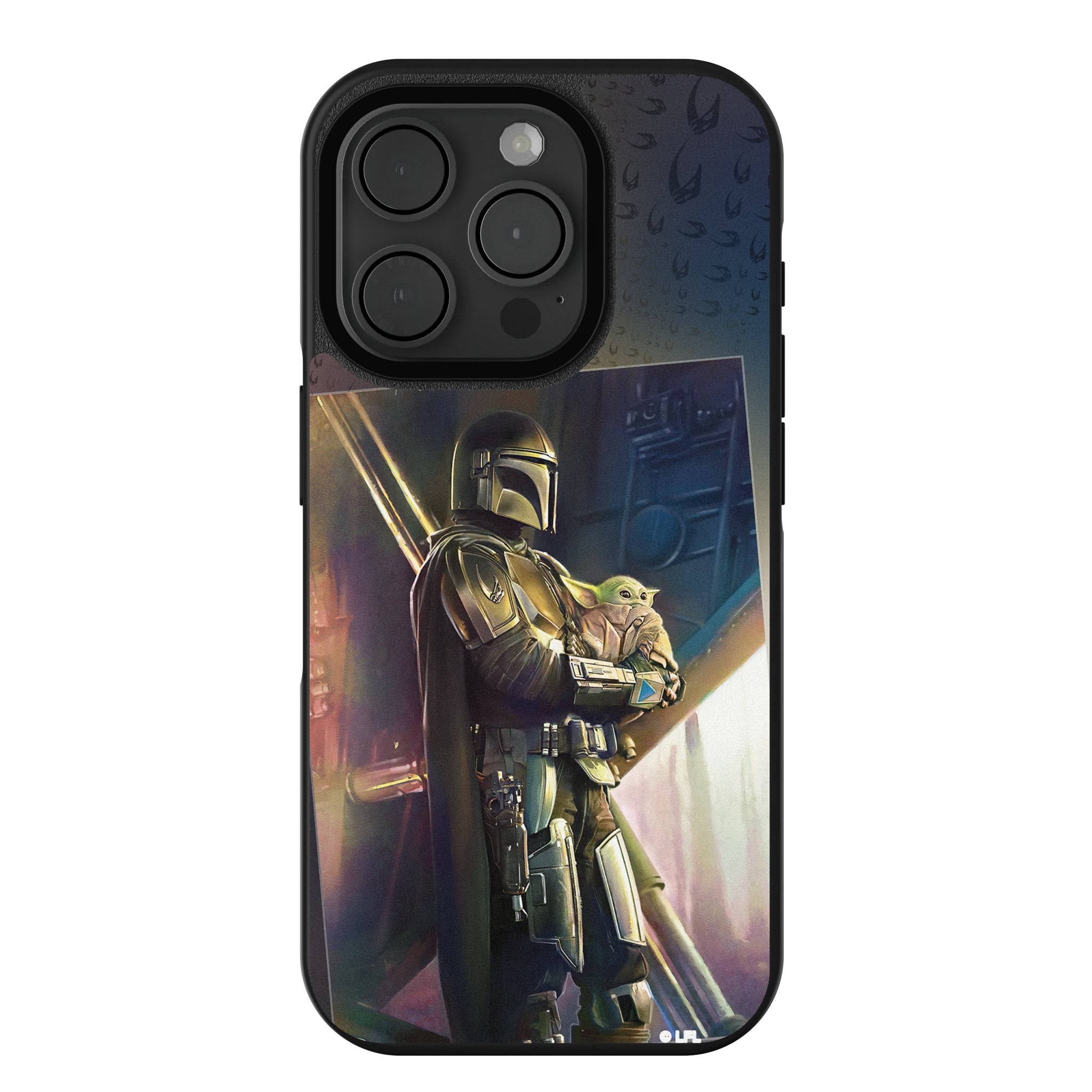 Star Wars: The Mandalorian Din Djarin Portrait iPhone Bump Phone Case for Apple iPhone