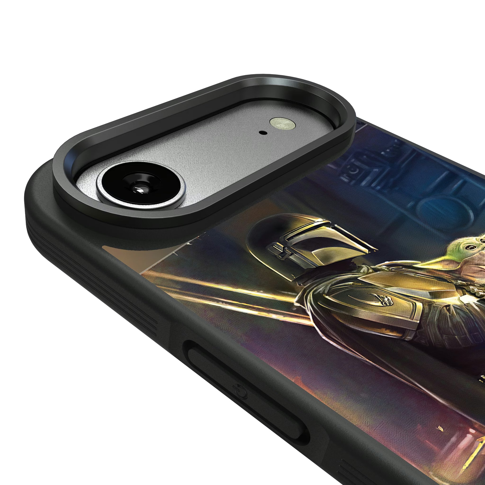 Star Wars: The Mandalorian Din Djarin Portrait iPhone Bump Phone Case for Apple iPhone - Detail#Device_iPhone Air
