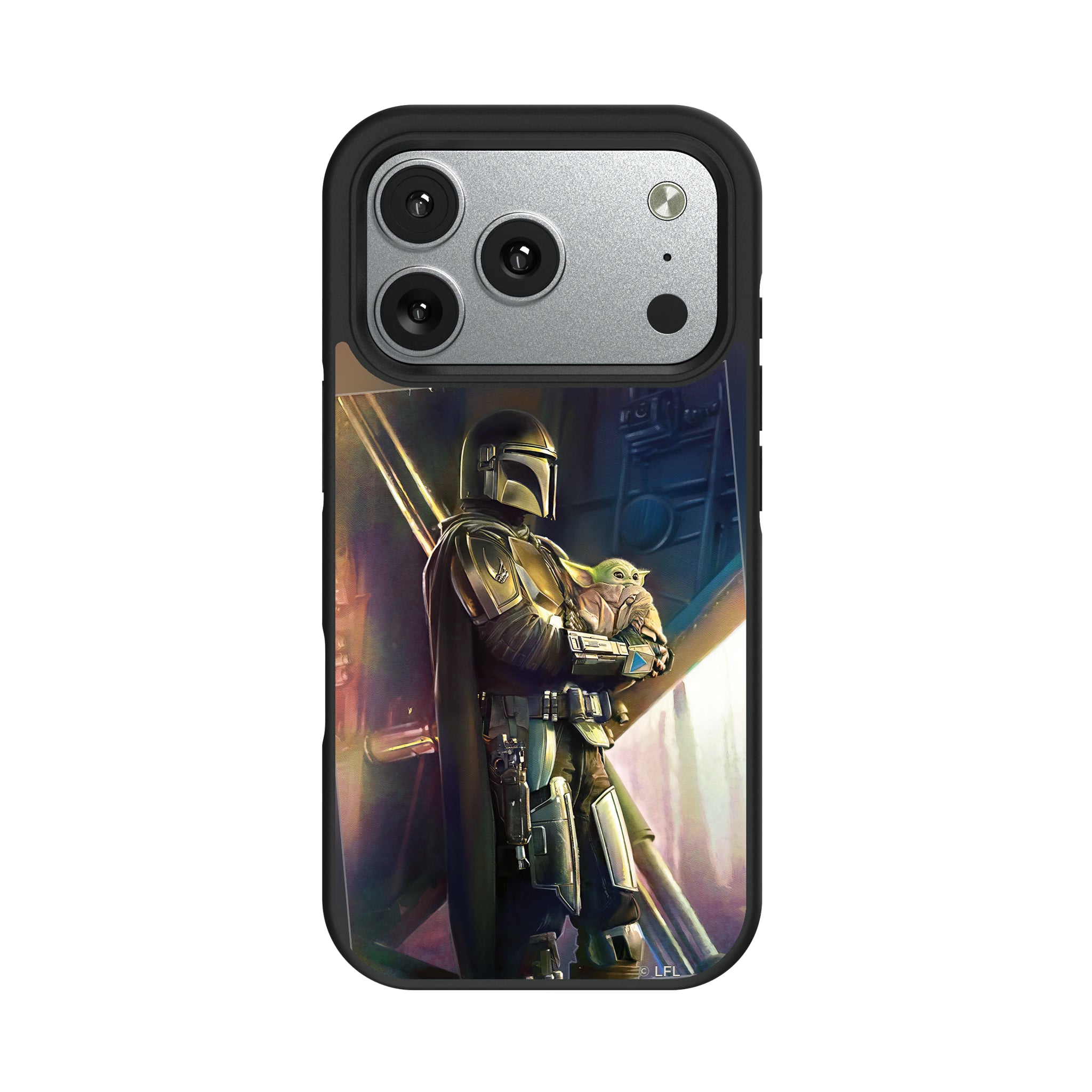 Star Wars: The Mandalorian Din Djarin Portrait iPhone Bump Phone Case for Apple iPhone#Device_iPhone 17 Pro