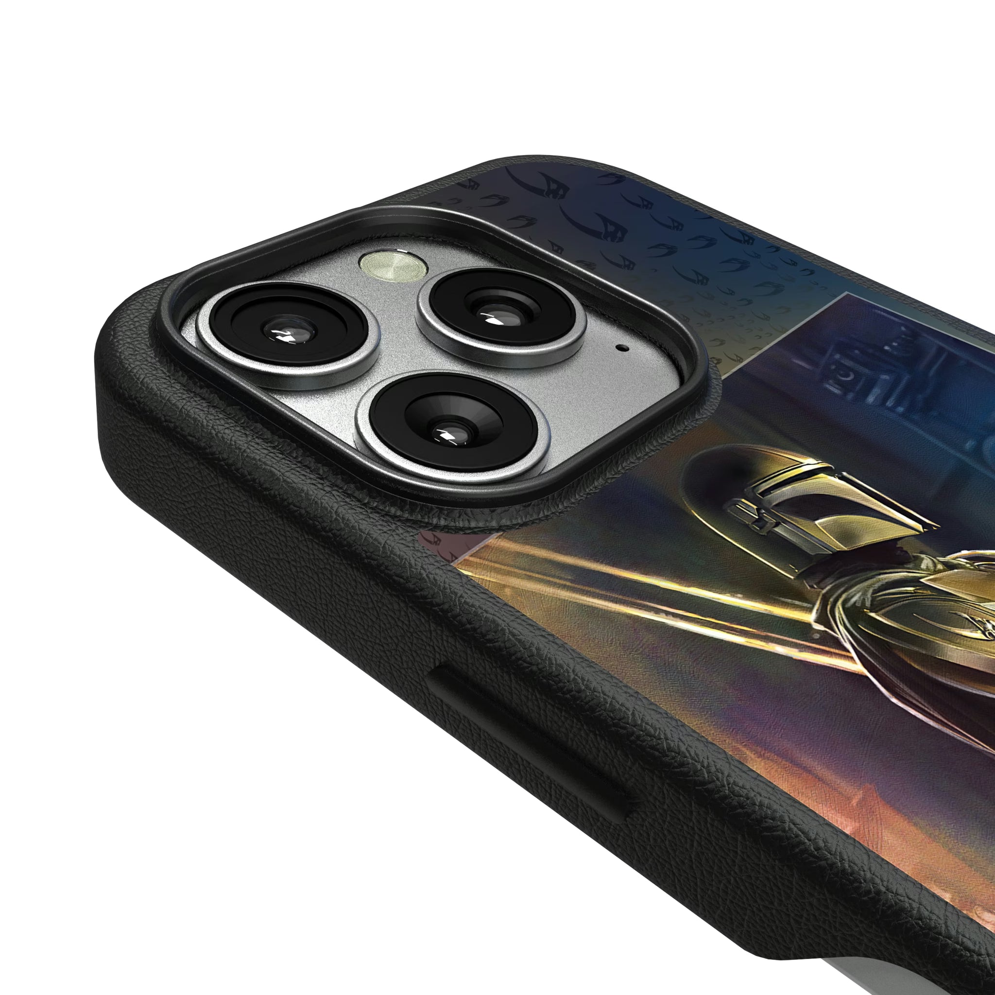 Star Wars: The Mandalorian Din Djarin Portrait iPhone MagSafe Compatible Phone Case for Apple iPhone - Detail