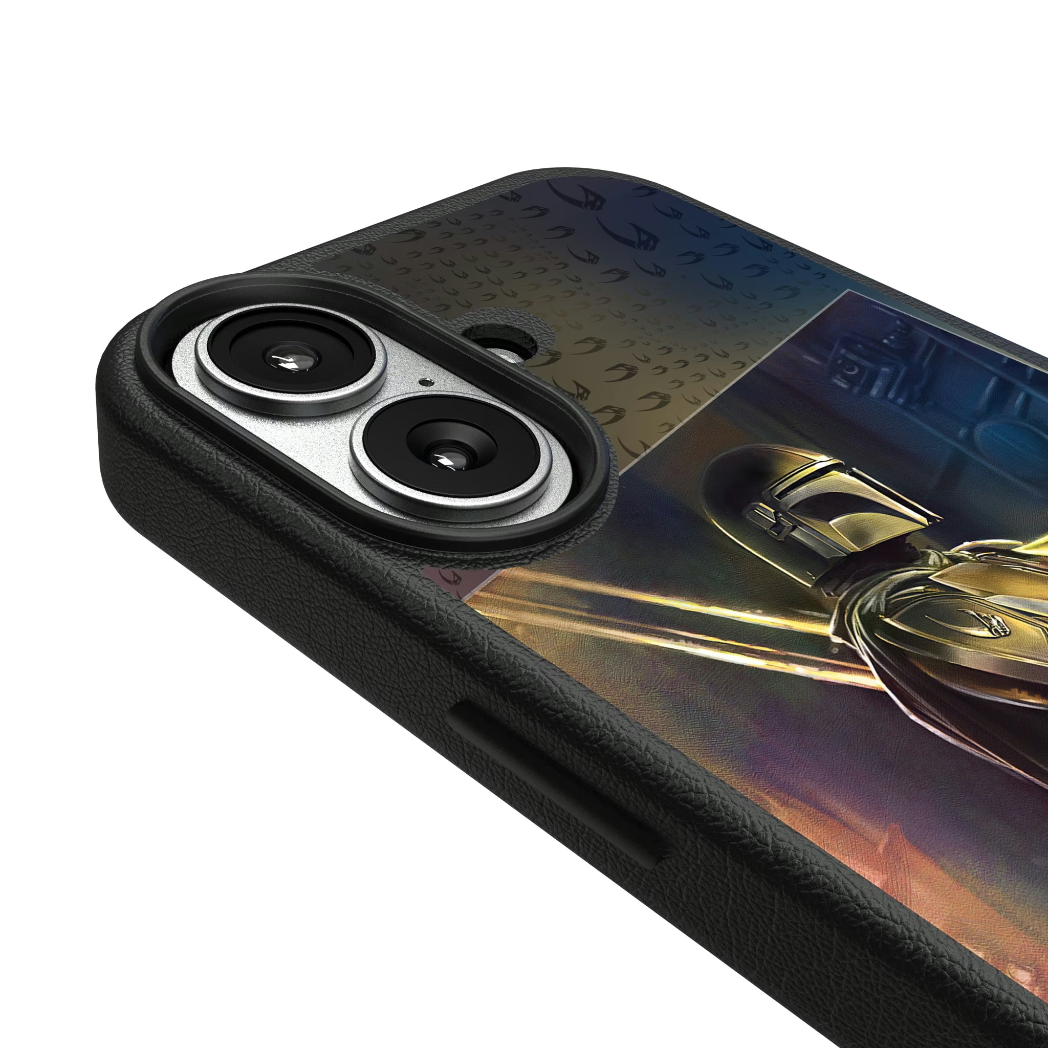Star Wars: The Mandalorian Din Djarin Portrait iPhone MagSafe Compatible Phone Case for Apple iPhone - Detail#Device_iPhone 17