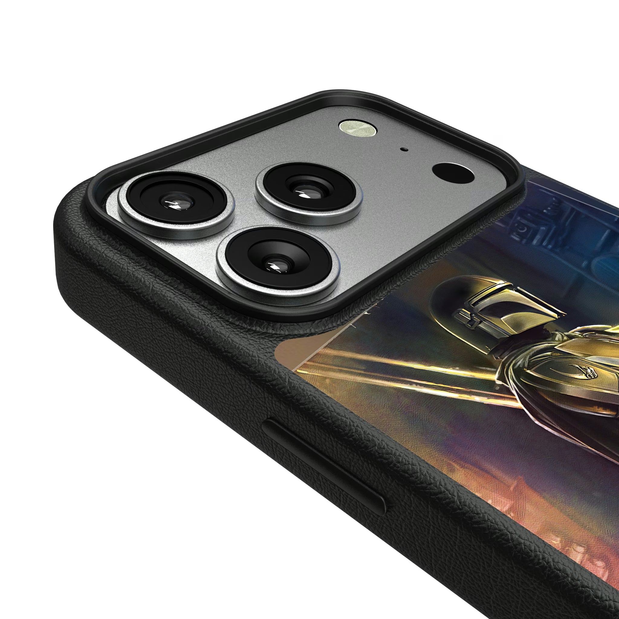 Star Wars: The Mandalorian Din Djarin Portrait iPhone MagSafe Compatible Phone Case for Apple iPhone - Detail#Device_iPhone 17 Pro