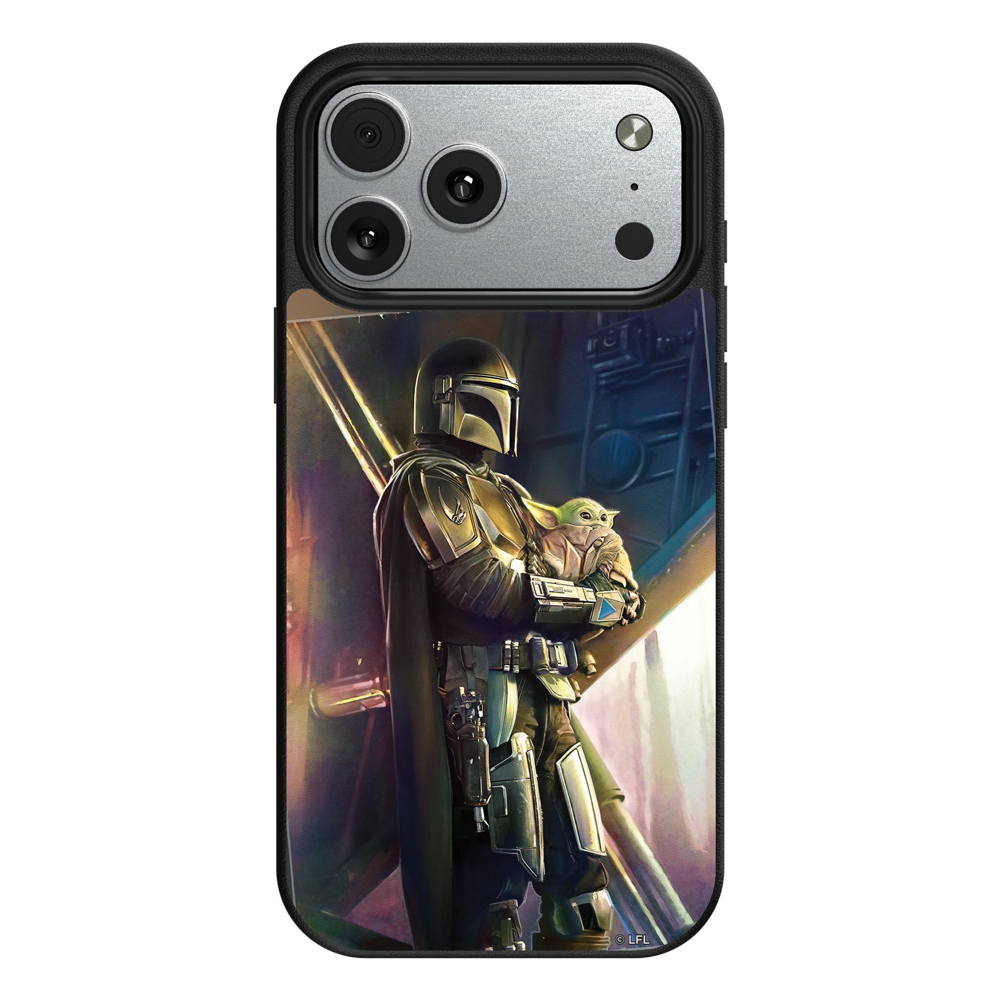 Star Wars: The Mandalorian Din Djarin Portrait iPhone MagSafe Compatible Phone Case for Apple iPhone#Device_iPhone 17 Pro Max