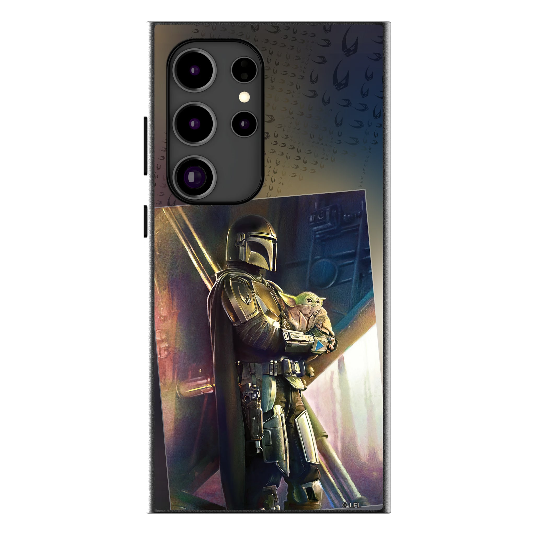 Star Wars: The Mandalorian Din Djarin Portrait Galaxy MagSafe Compatible Phone Case for Samsung Galaxy