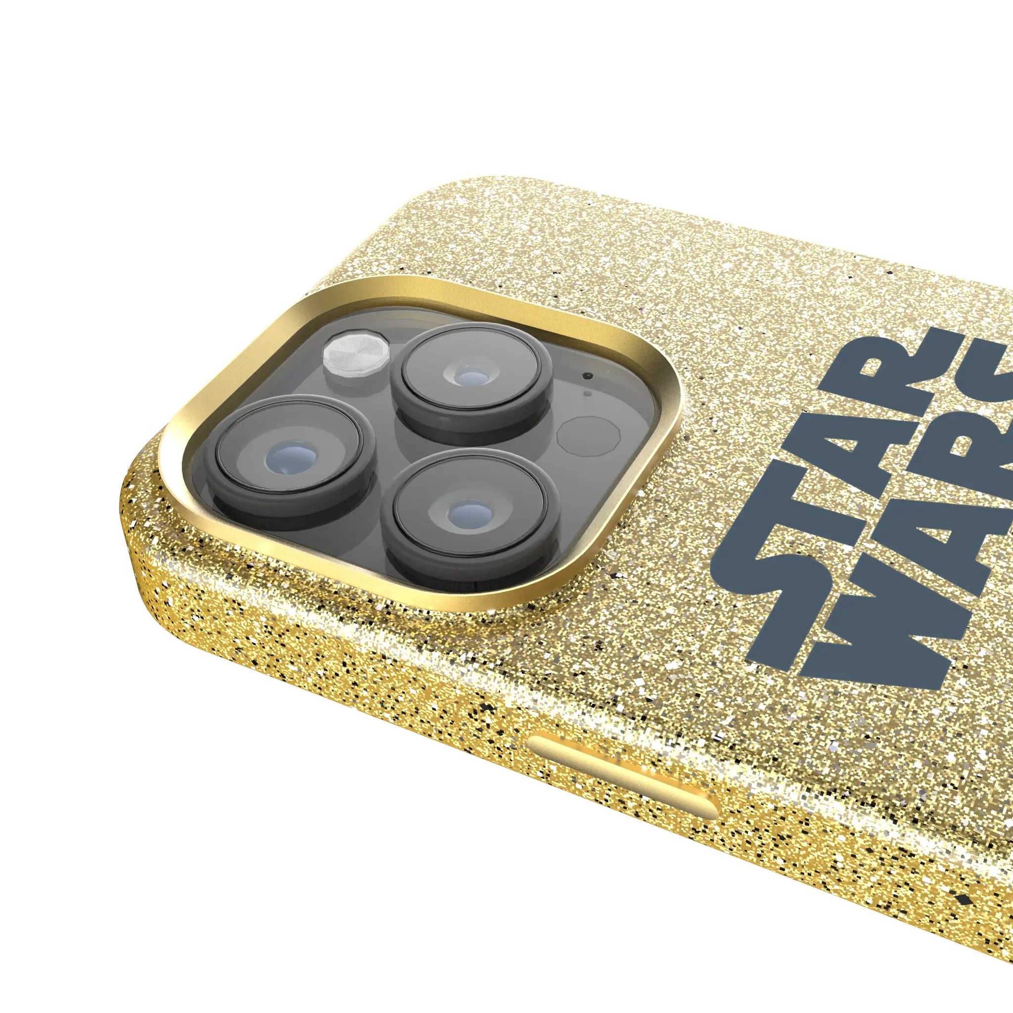 Star Wars: The Mandalorian Grogu and Din Djarin Color Block iPhone Bling Phone Case for Apple iPhone - Detail