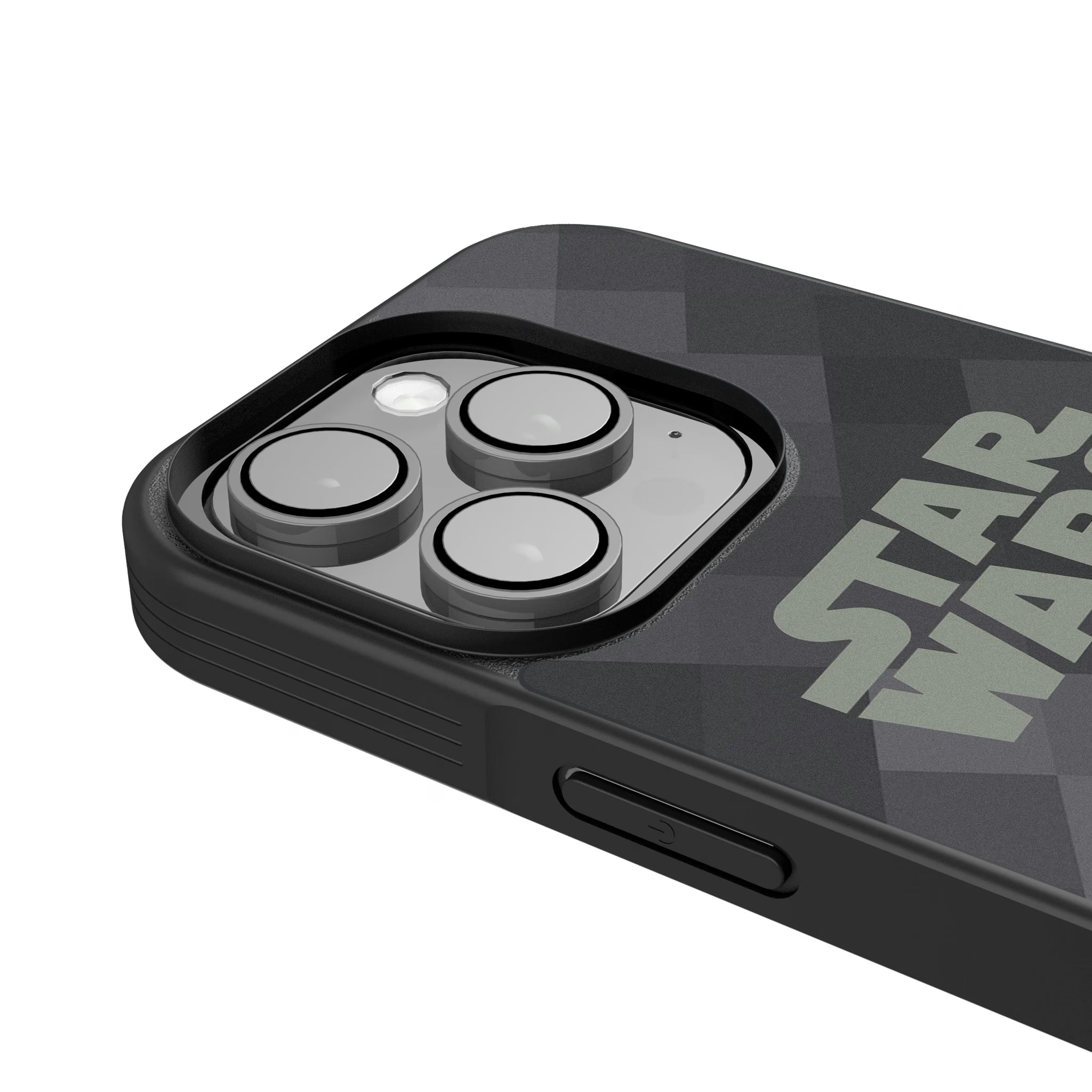 Star Wars: The Mandalorian Grogu and Din Djarin Color Block iPhone Bump Phone Case for Apple iPhone - Detail