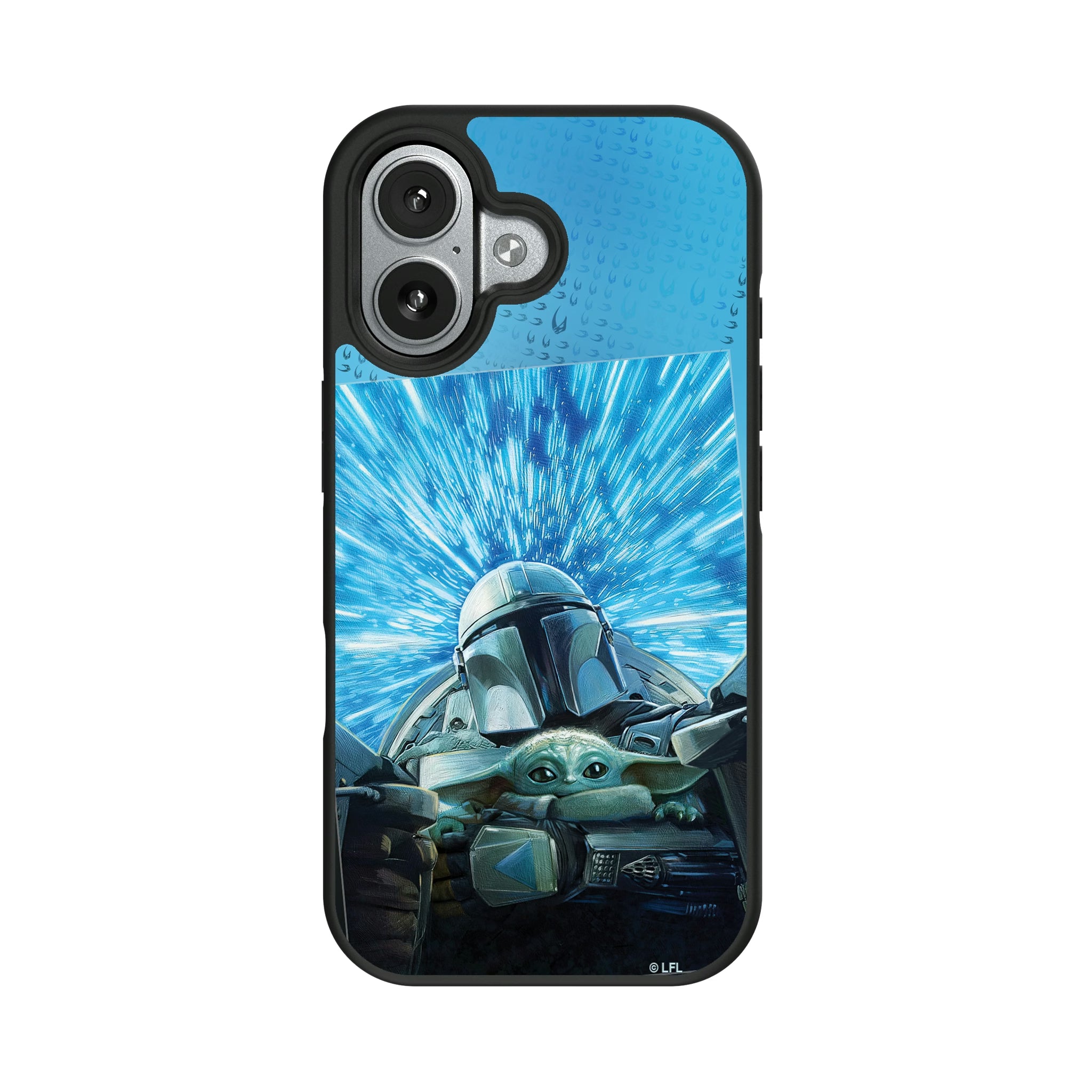 Star Wars: The Mandalorian Grogu and Din Djarin Portrait iPhone Bump Phone Case for Apple iPhone#Device_iPhone 17