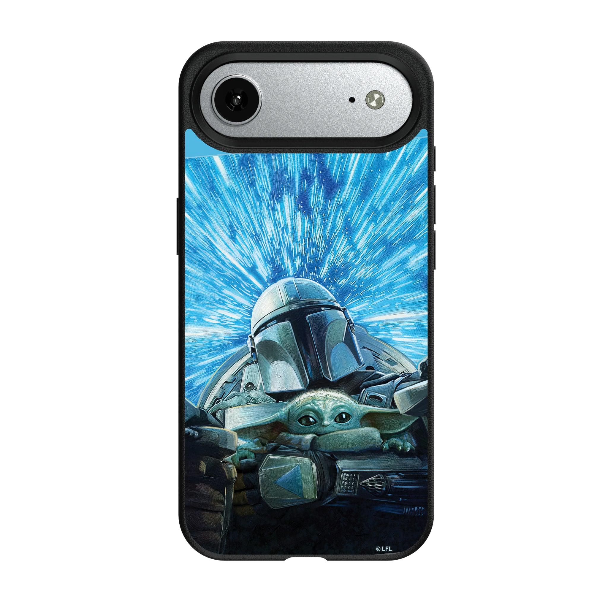 Star Wars: The Mandalorian Grogu and Din Djarin Portrait iPhone MagSafe Compatible Phone Case for Apple iPhone#Device_iPhone Air