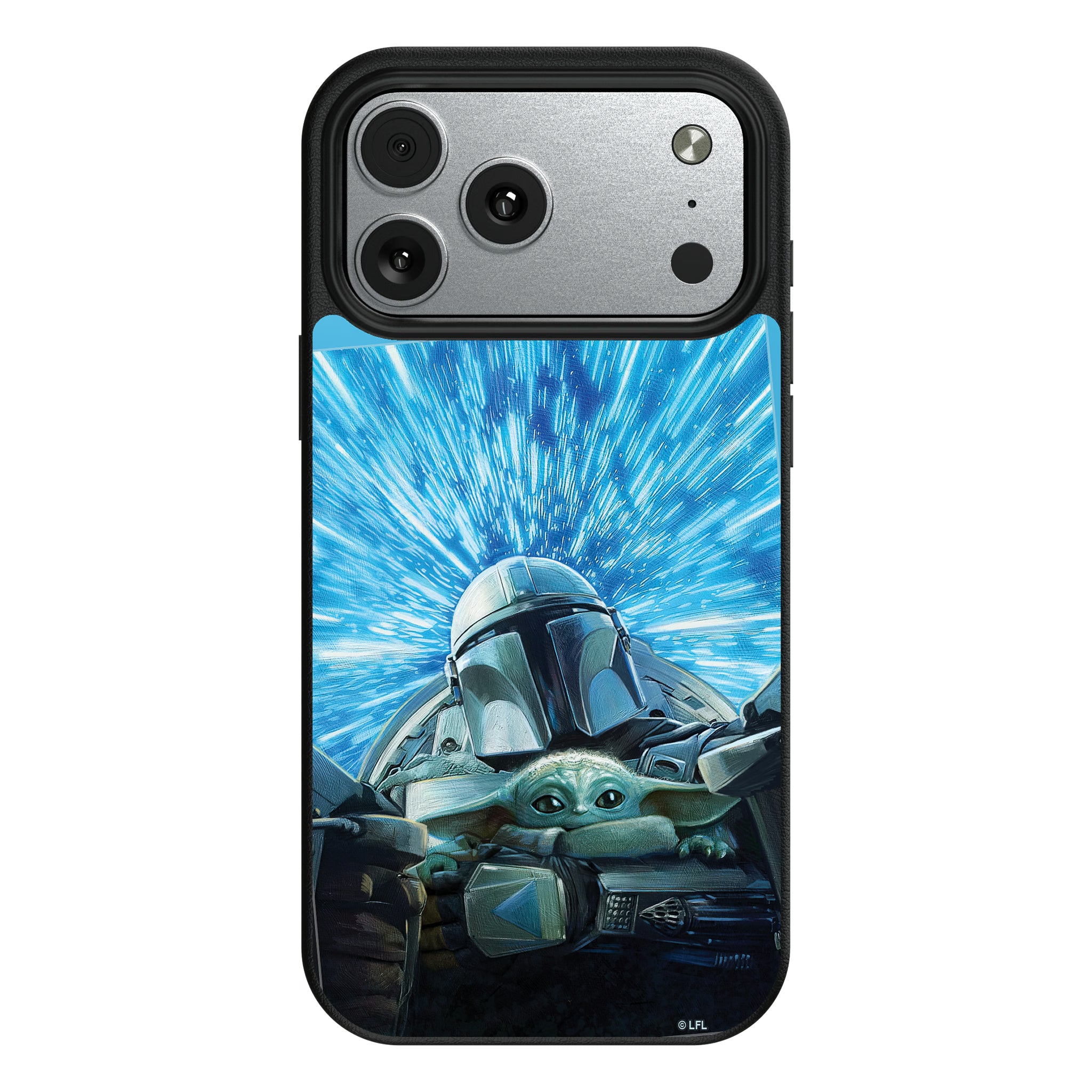 Star Wars: The Mandalorian Grogu and Din Djarin Portrait iPhone MagSafe Compatible Phone Case for Apple iPhone#Device_iPhone 17 Pro Max