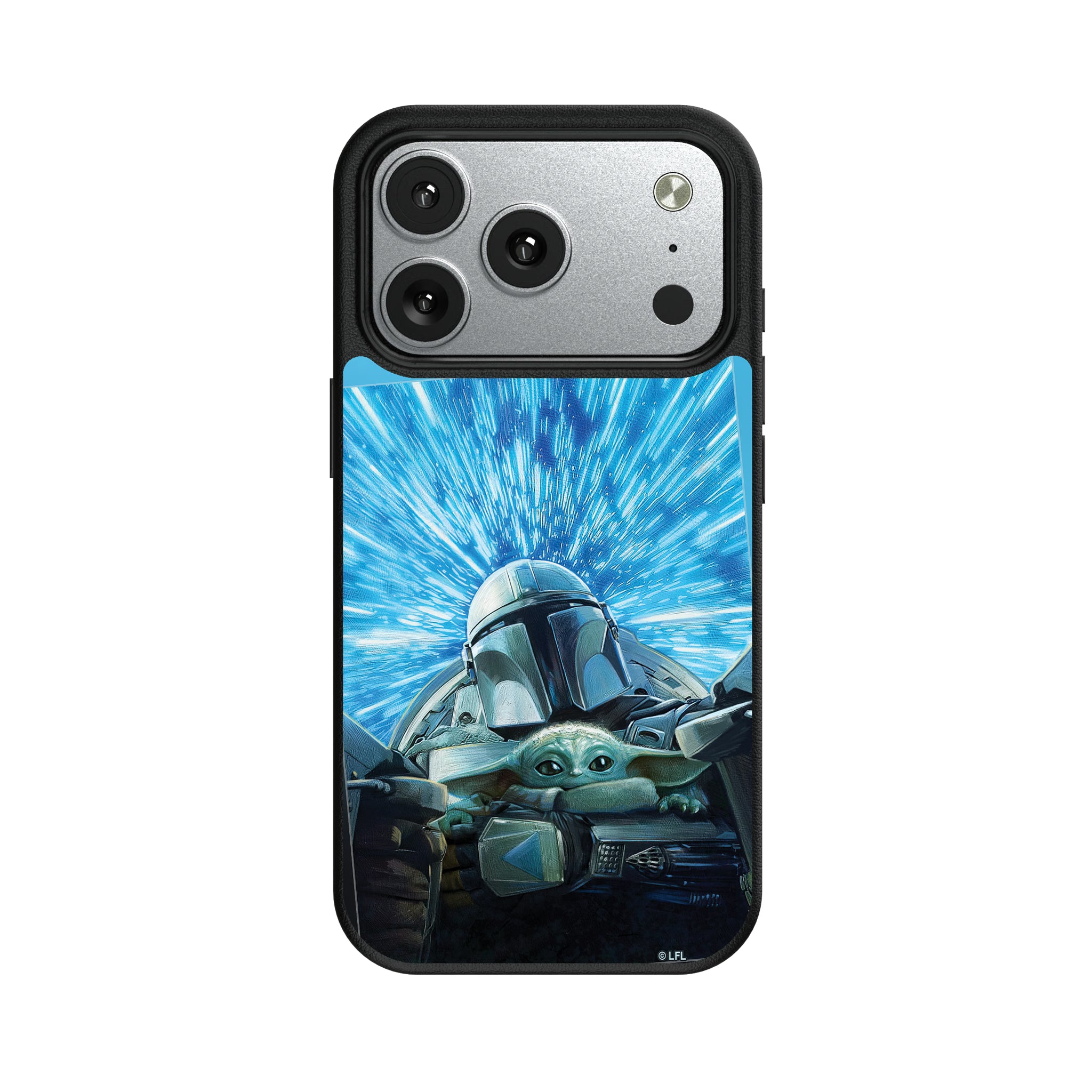 Star Wars: The Mandalorian Grogu and Din Djarin Portrait iPhone MagSafe Compatible Phone Case for Apple iPhone#Device_iPhone 17 Pro