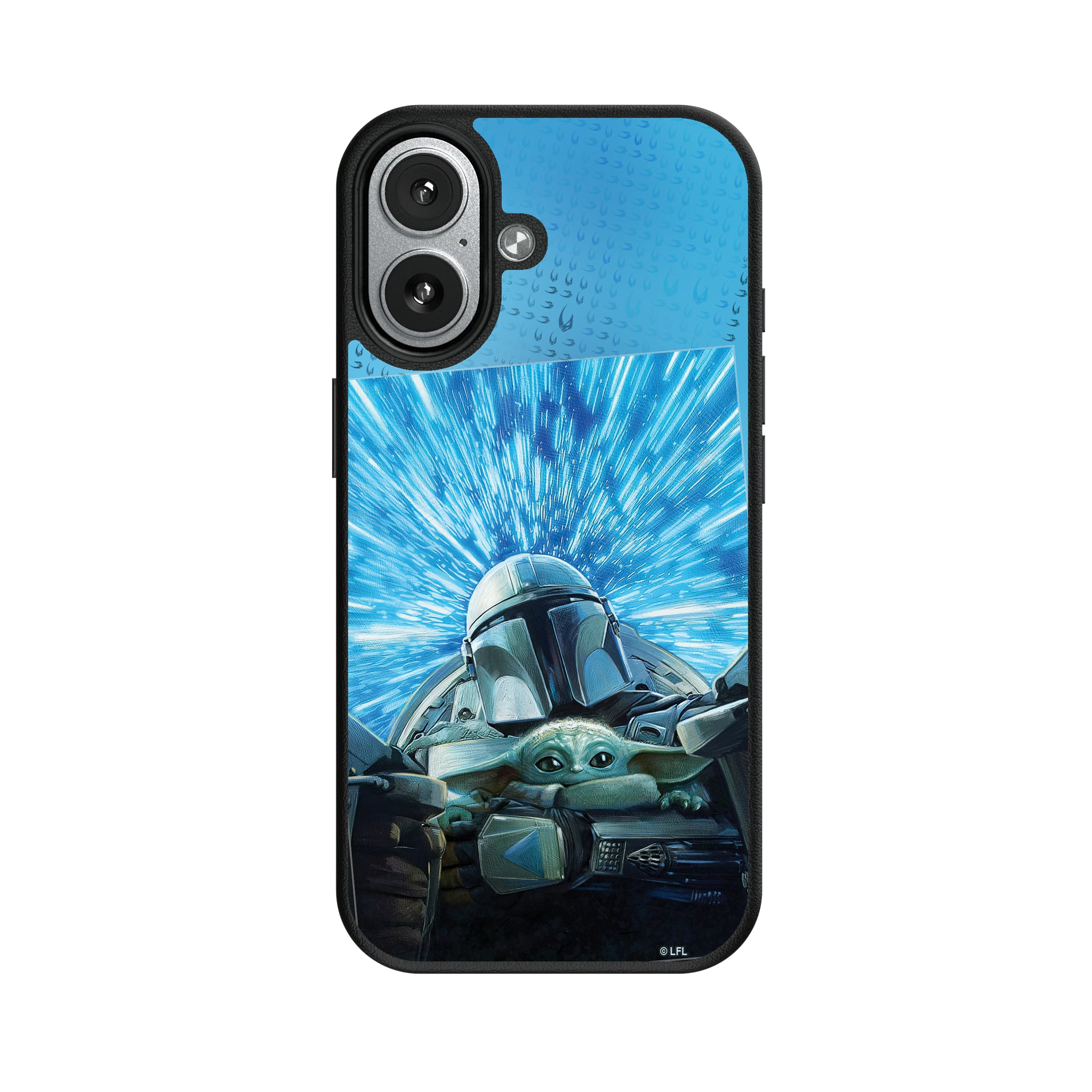 Star Wars: The Mandalorian Grogu and Din Djarin Portrait iPhone MagSafe Compatible Phone Case for Apple iPhone#Device_iPhone 17