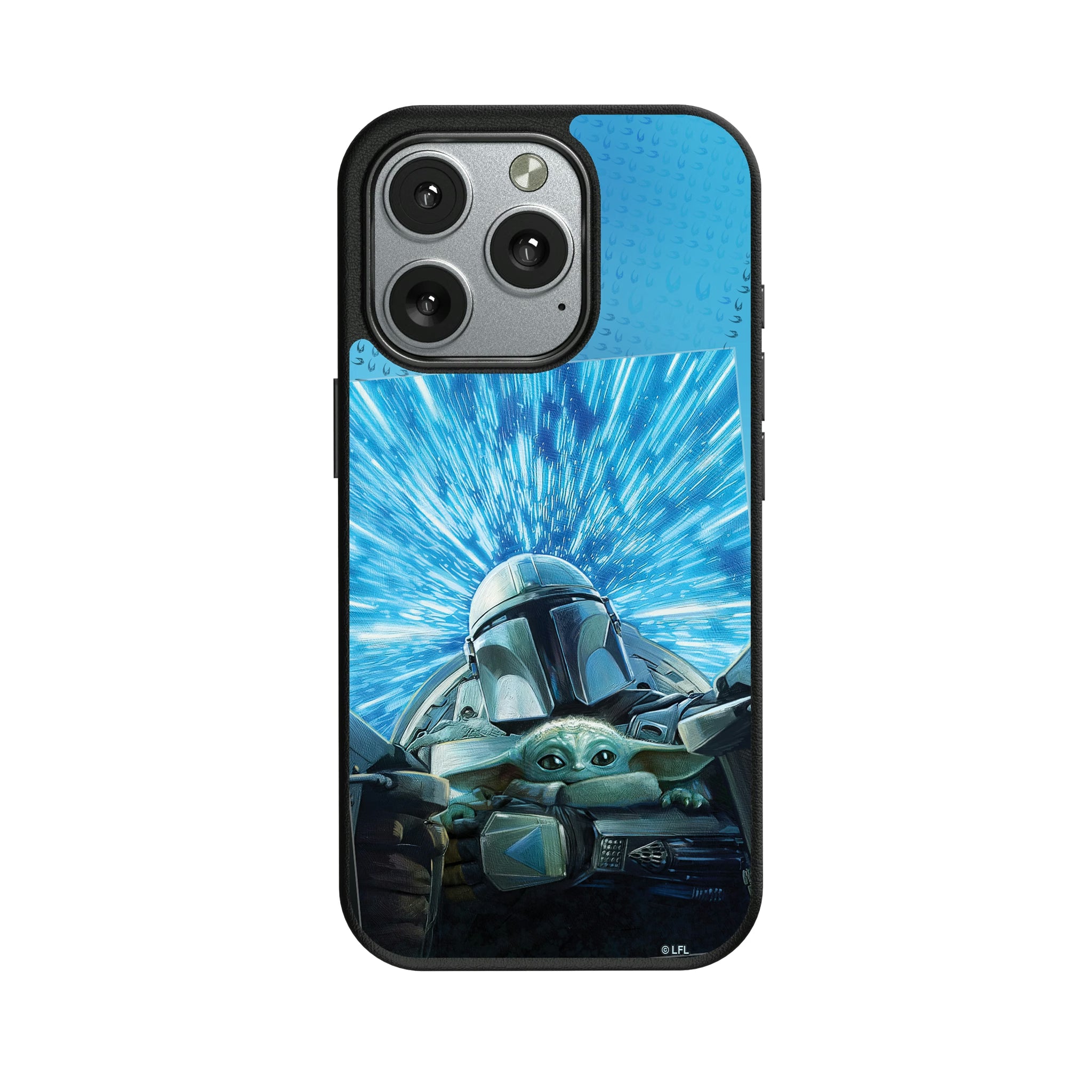 Star Wars: The Mandalorian Grogu and Din Djarin Portrait iPhone MagSafe Compatible Phone Case for Apple iPhone