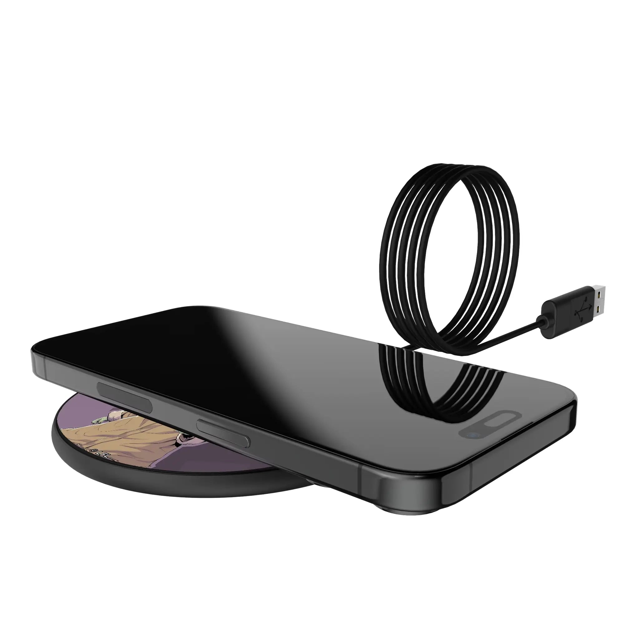 Star Wars: The Mandalorian Grogu Color Block 15-Watt Wireless Charger - Lifestyle