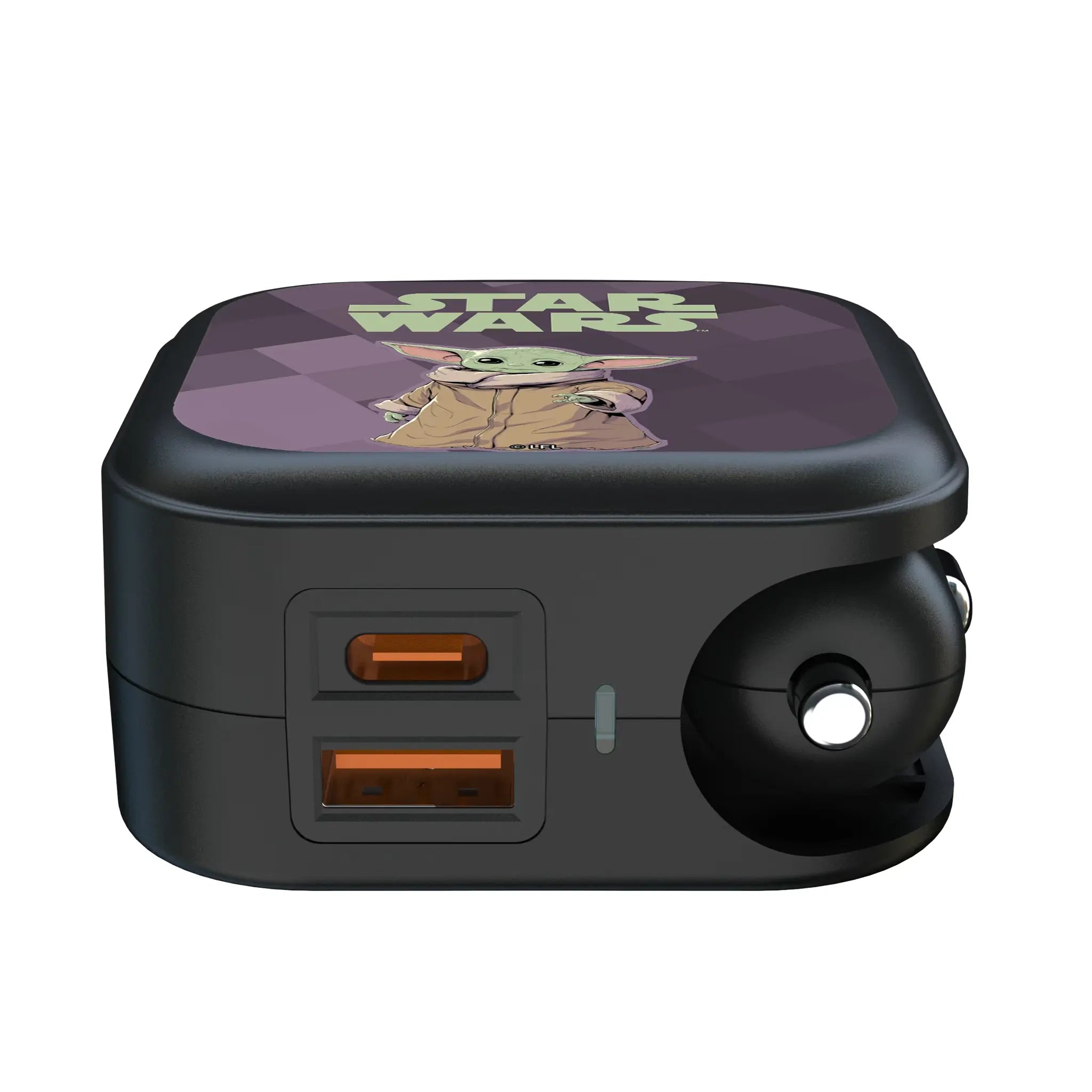 Star Wars: The Mandalorian Grogu Color Block 2 in 1 USB A/C Charger