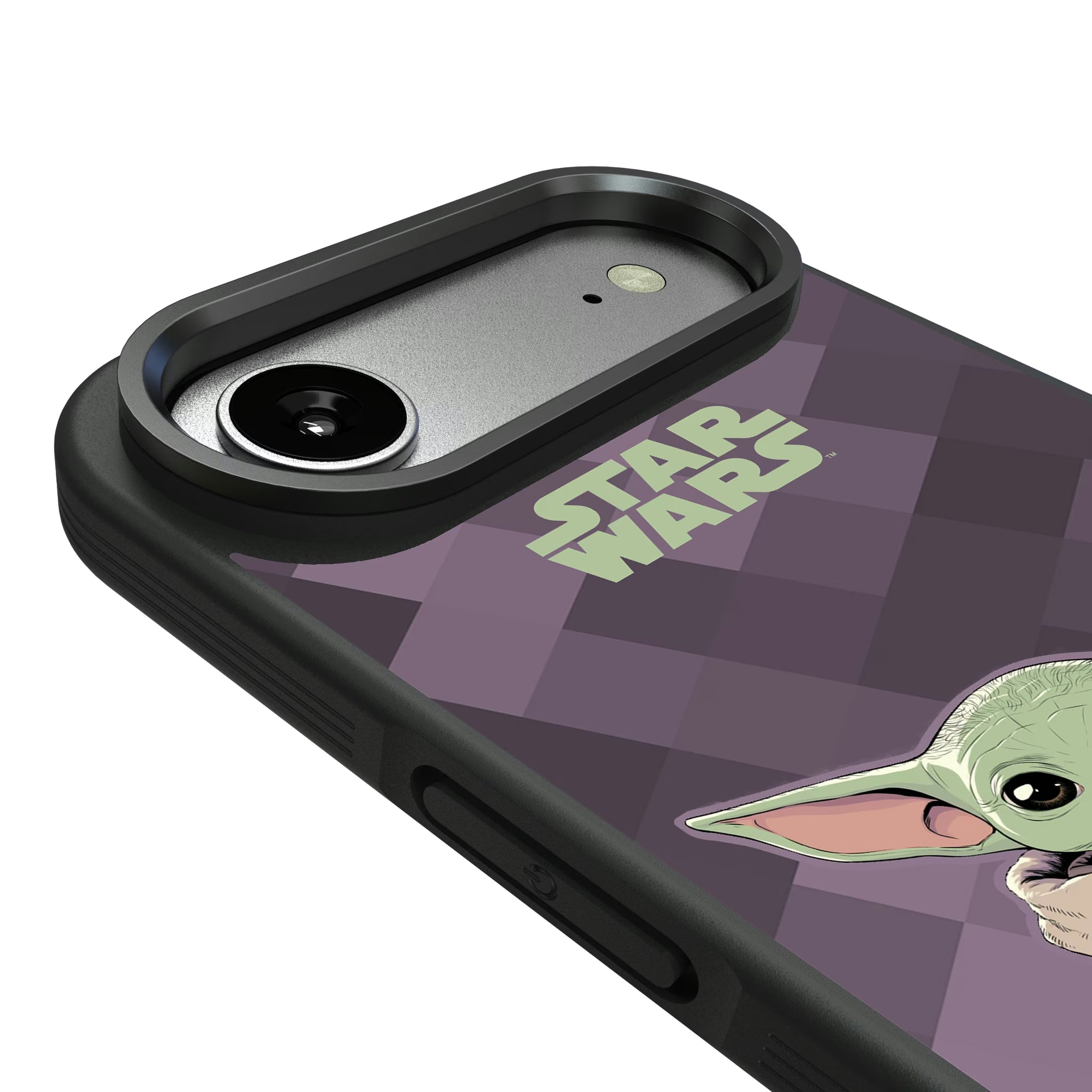 Star Wars: The Mandalorian Grogu Color Block iPhone Bump Phone Case for Apple iPhone - Detail#Device_iPhone Air