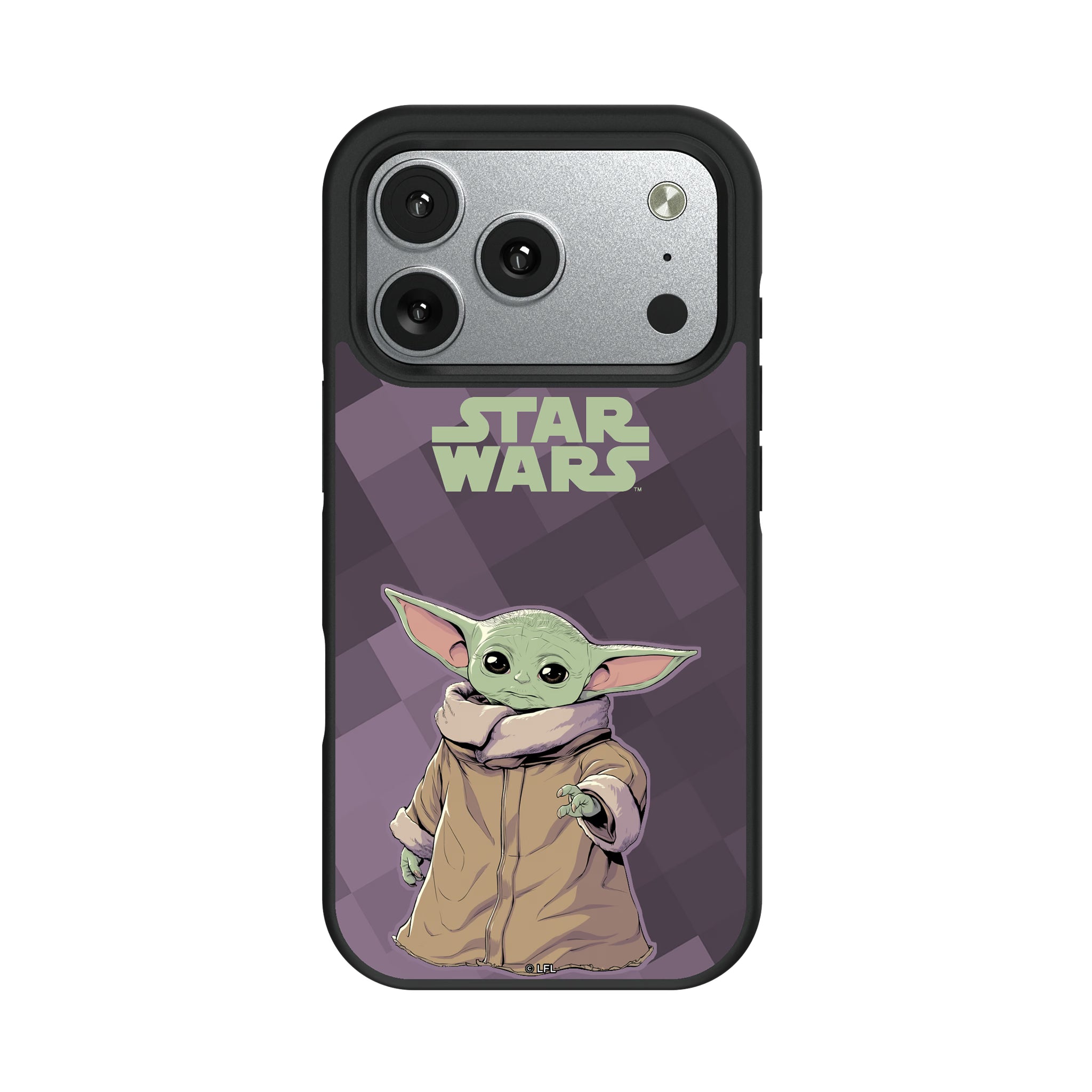 Star Wars: The Mandalorian Grogu Color Block iPhone Bump Phone Case for Apple iPhone#Device_iPhone 17 Pro