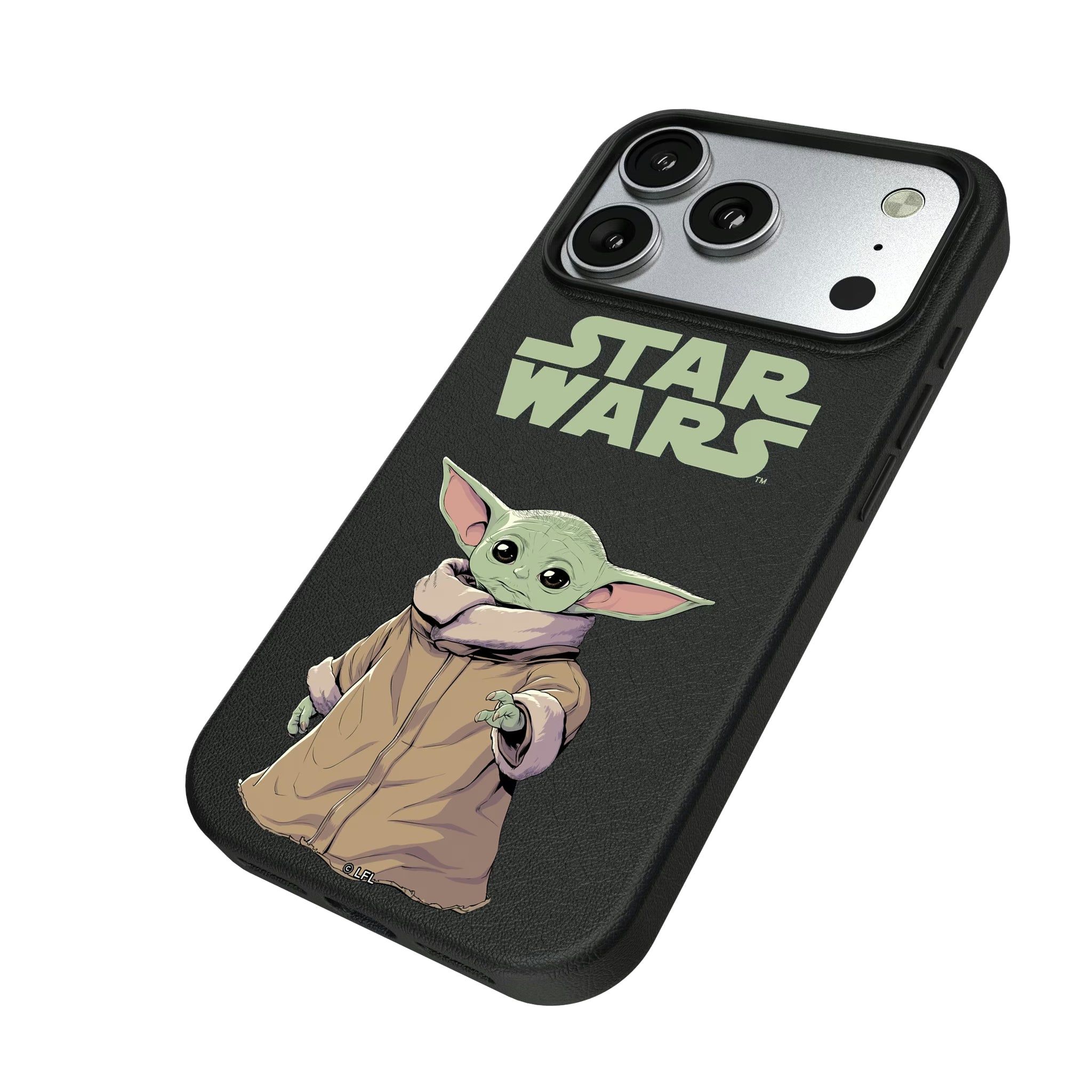 Star Wars: The Mandalorian Grogu Color Block iPhone MagSafe Compatible Phone Case for Apple iPhone - Isometric View#Device_iPhone 17 Pro