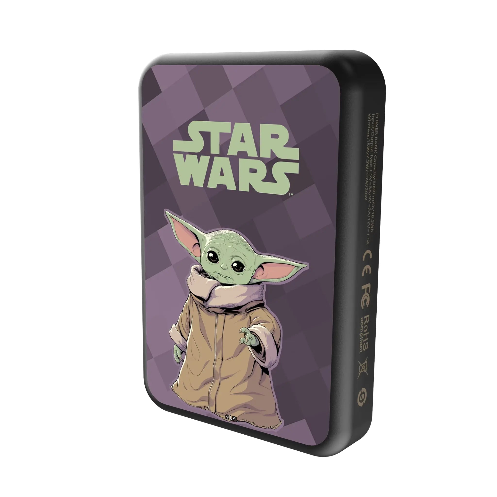 Star Wars: The Mandalorian Grogu Color Block Wireless Mag Power Bank