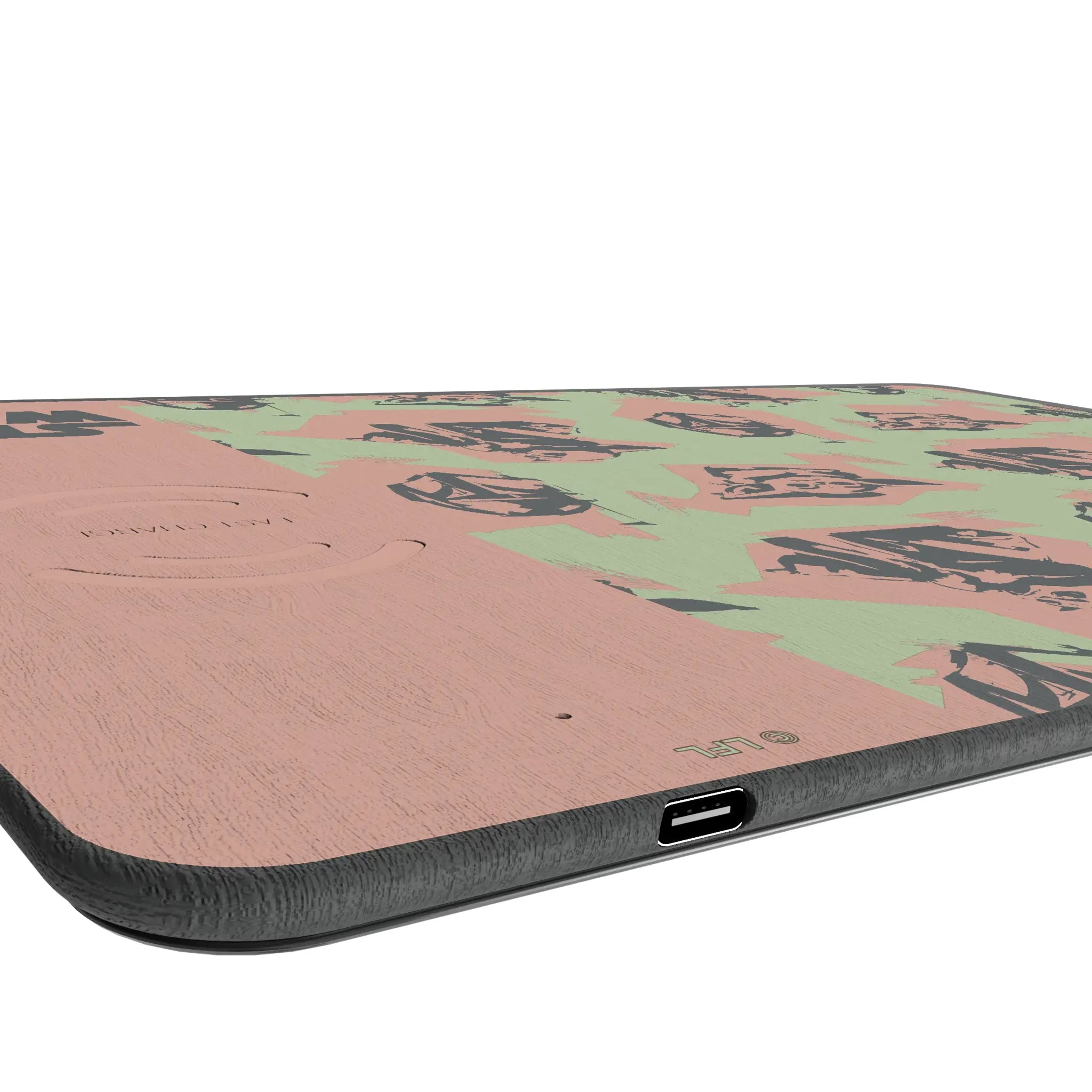 Star Wars: The Mandalorian Grogu Pattern 15-Watt Wireless Charger and Mouse Pad
