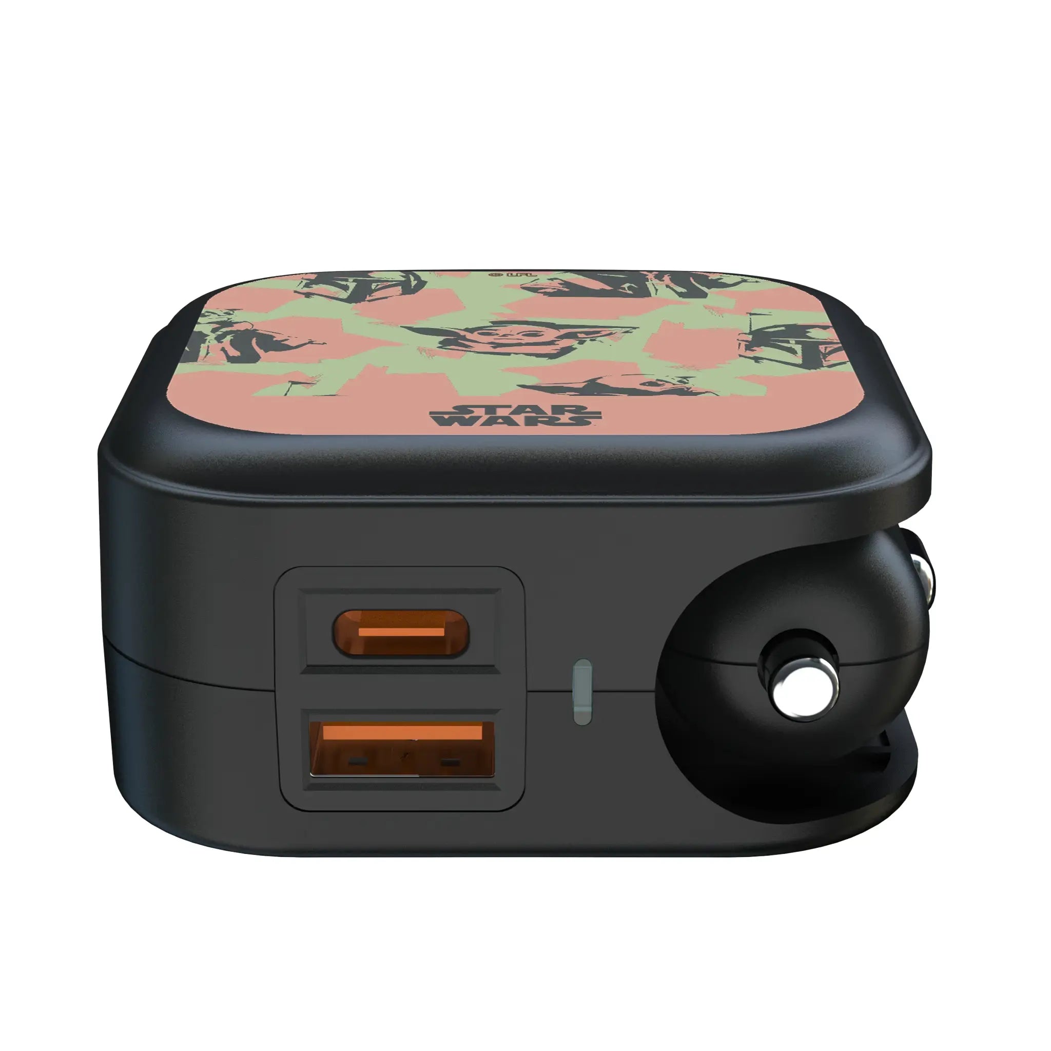 Star Wars: The Mandalorian Grogu Pattern 2 in 1 USB A/C Charger