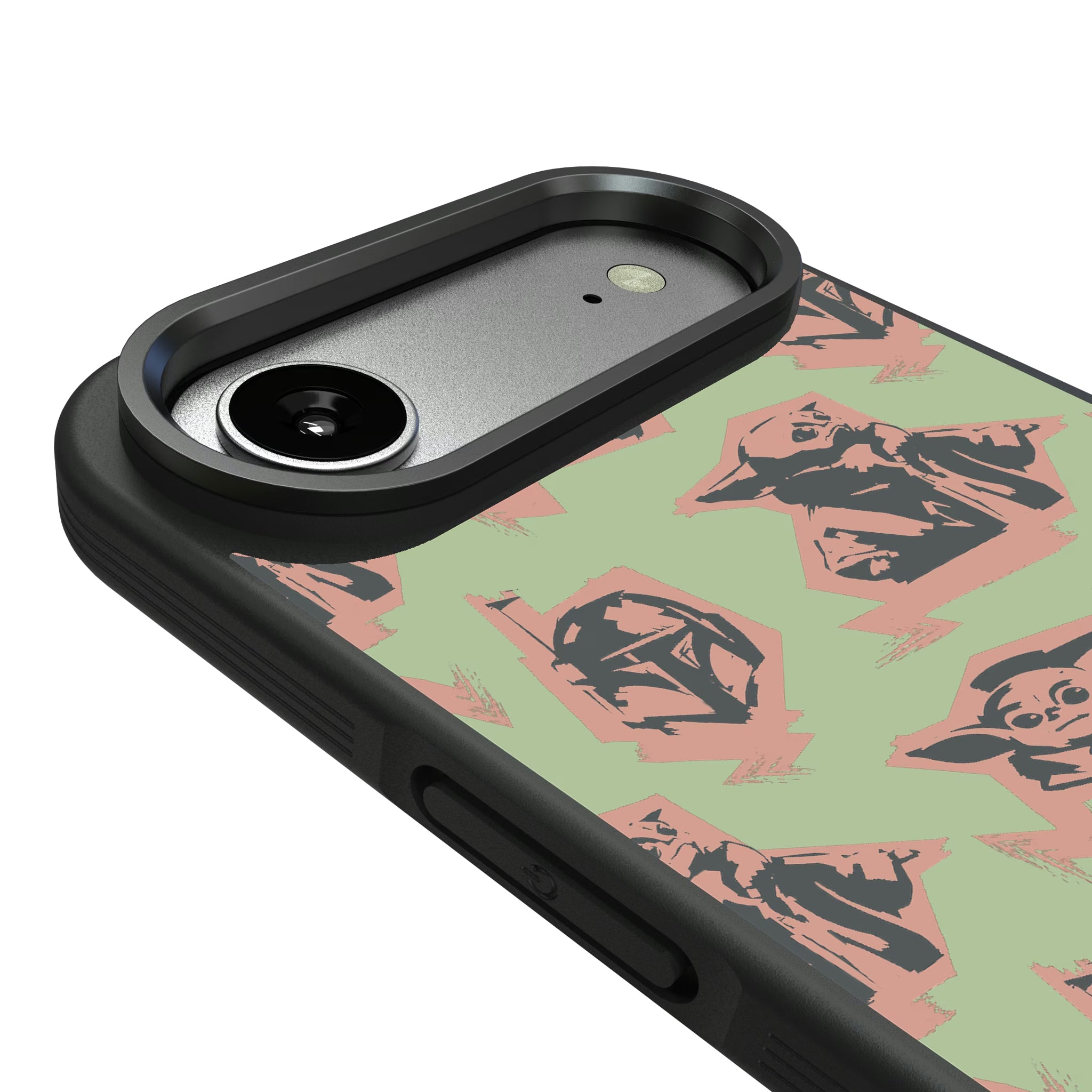 Star Wars: The Mandalorian Grogu Pattern iPhone Bump Phone Case for Apple iPhone - Detail#Device_iPhone Air