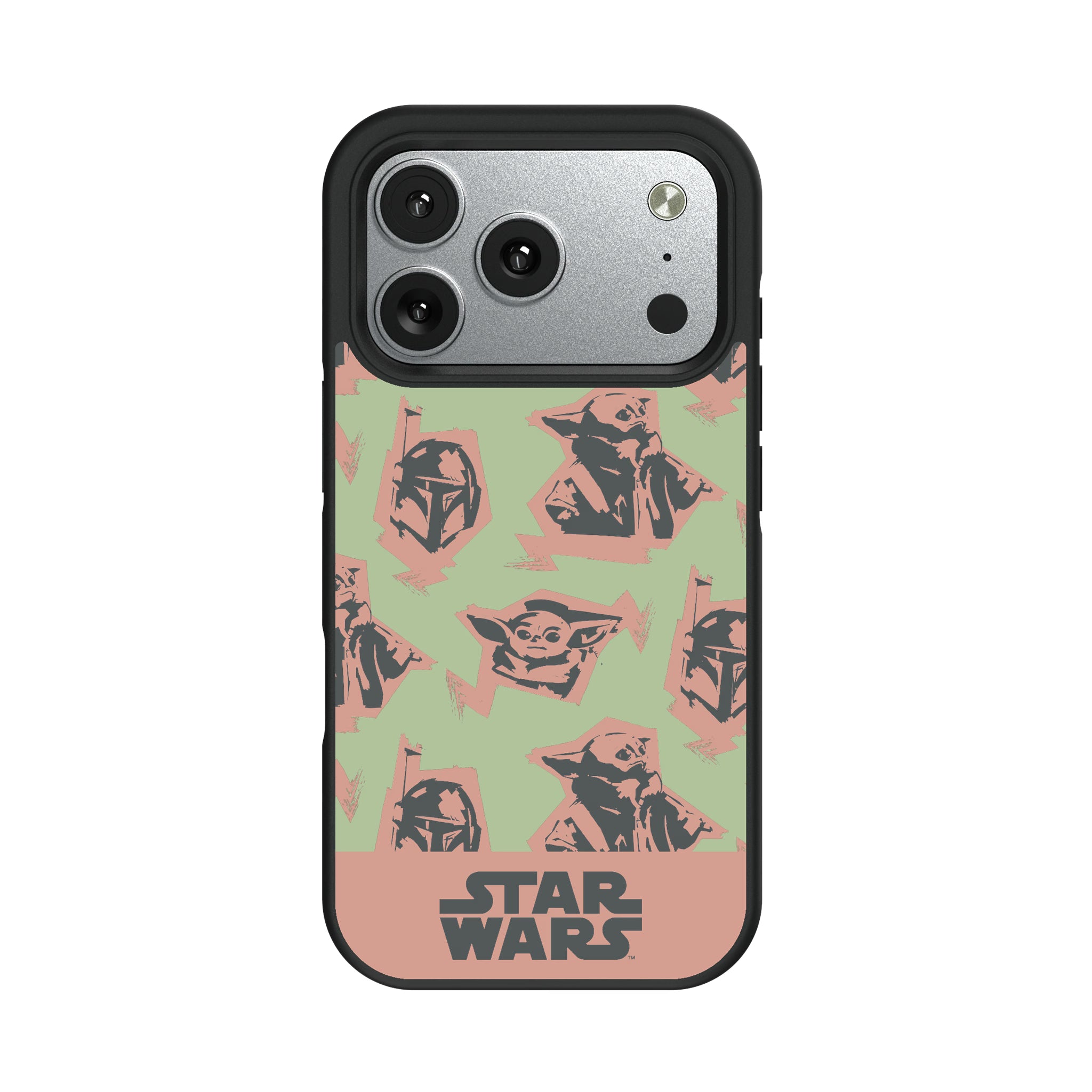 Star Wars: The Mandalorian Grogu Pattern iPhone Bump Phone Case for Apple iPhone#Device_iPhone 17 Pro