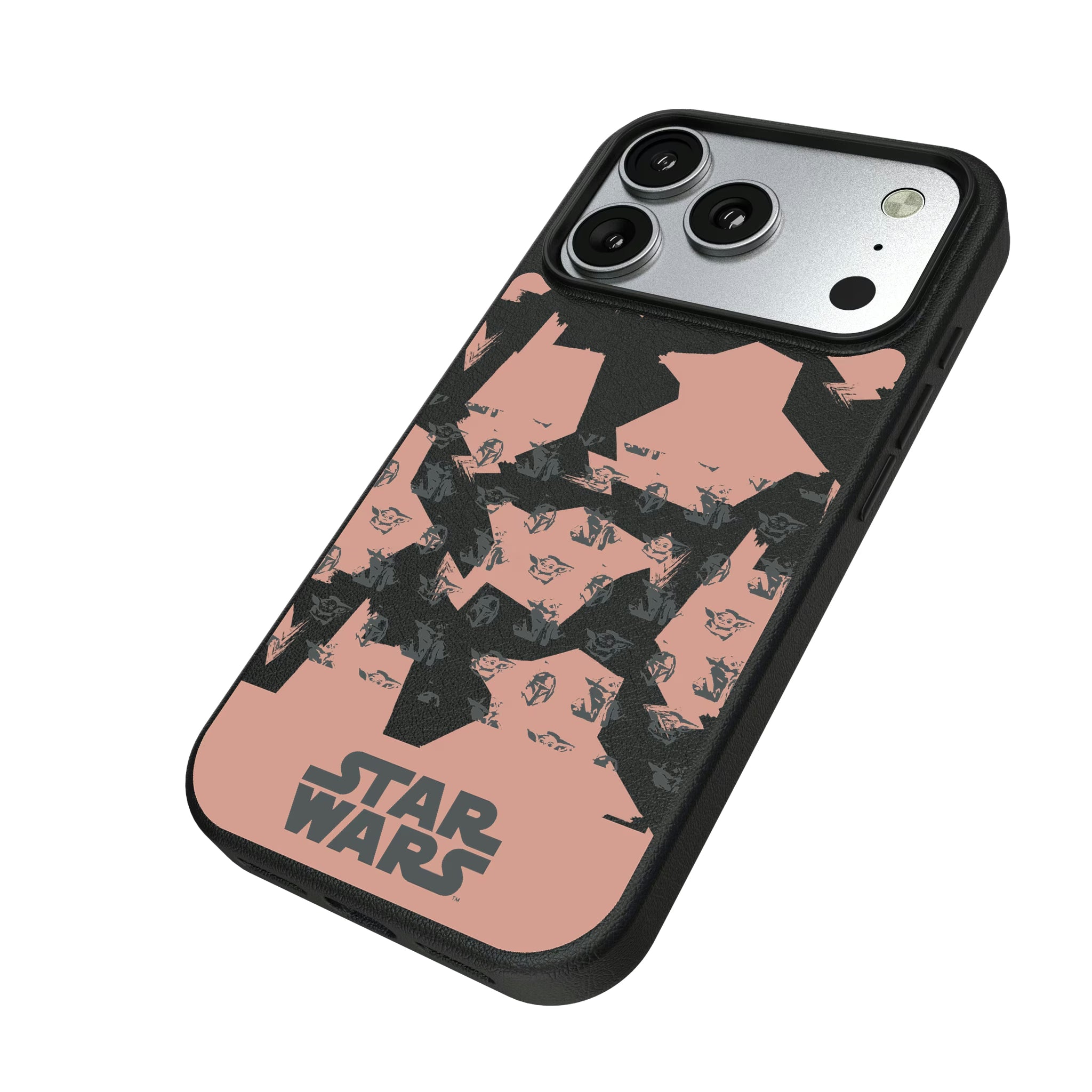Star Wars: The Mandalorian Grogu Pattern iPhone MagSafe Compatible Phone Case for Apple iPhone - Isometric View#Device_iPhone 17 Pro