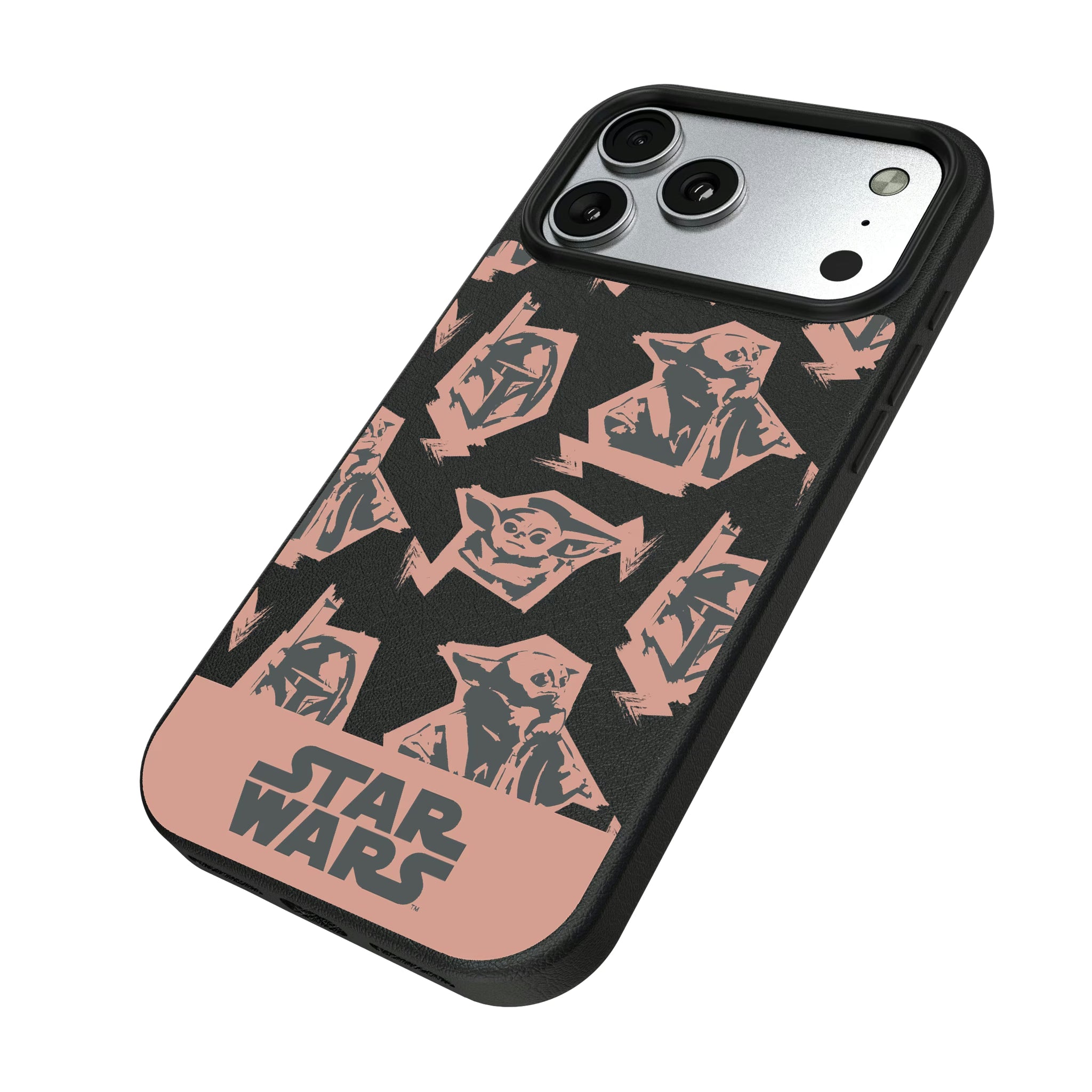 Star Wars: The Mandalorian Grogu Pattern iPhone MagSafe Compatible Phone Case for Apple iPhone - Isometric View#Device_iPhone 17 Pro Max