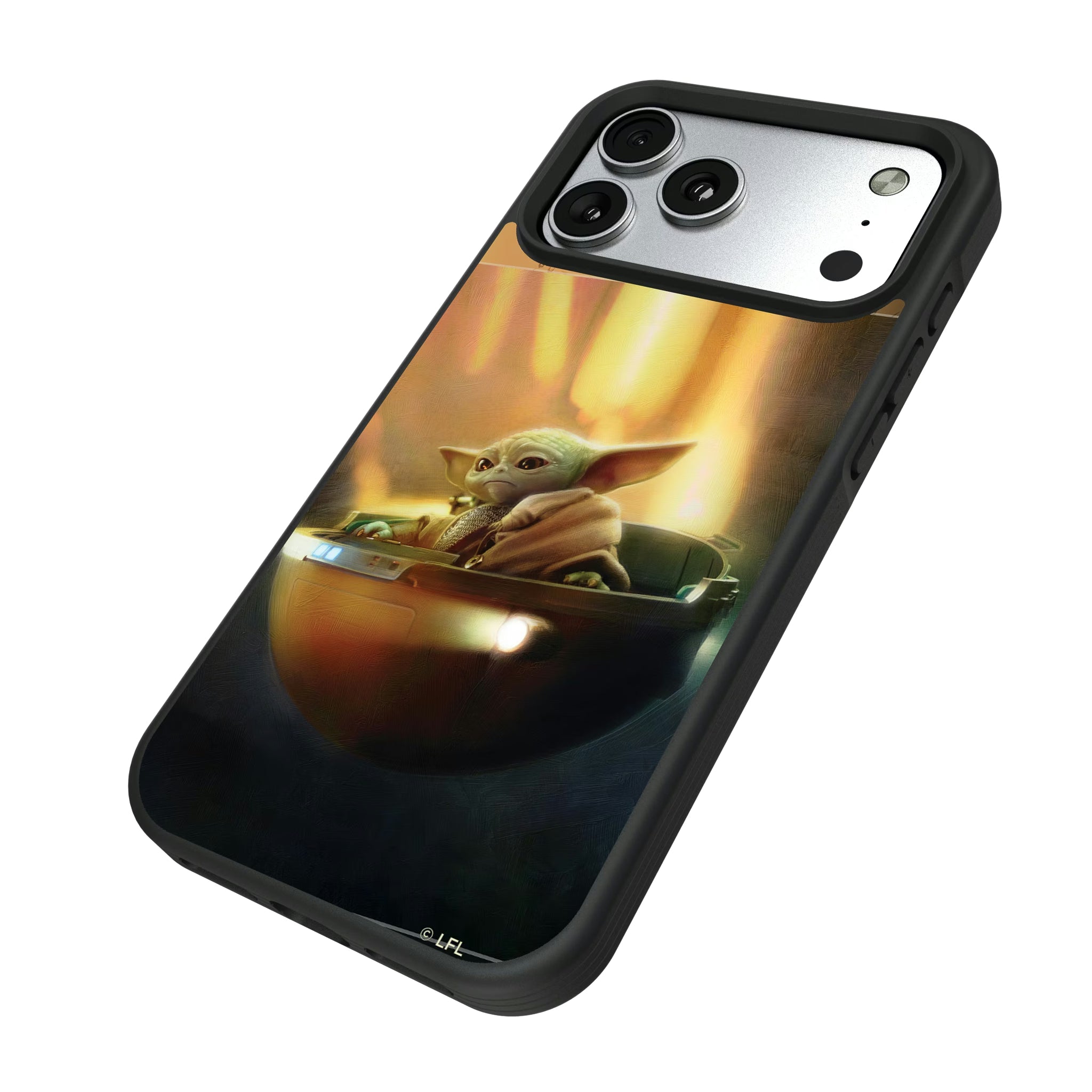 Star Wars: The Mandalorian Grogu Portrait iPhone Bump Phone Case for Apple iPhone - Isometric View#Device_iPhone 17 Pro Max