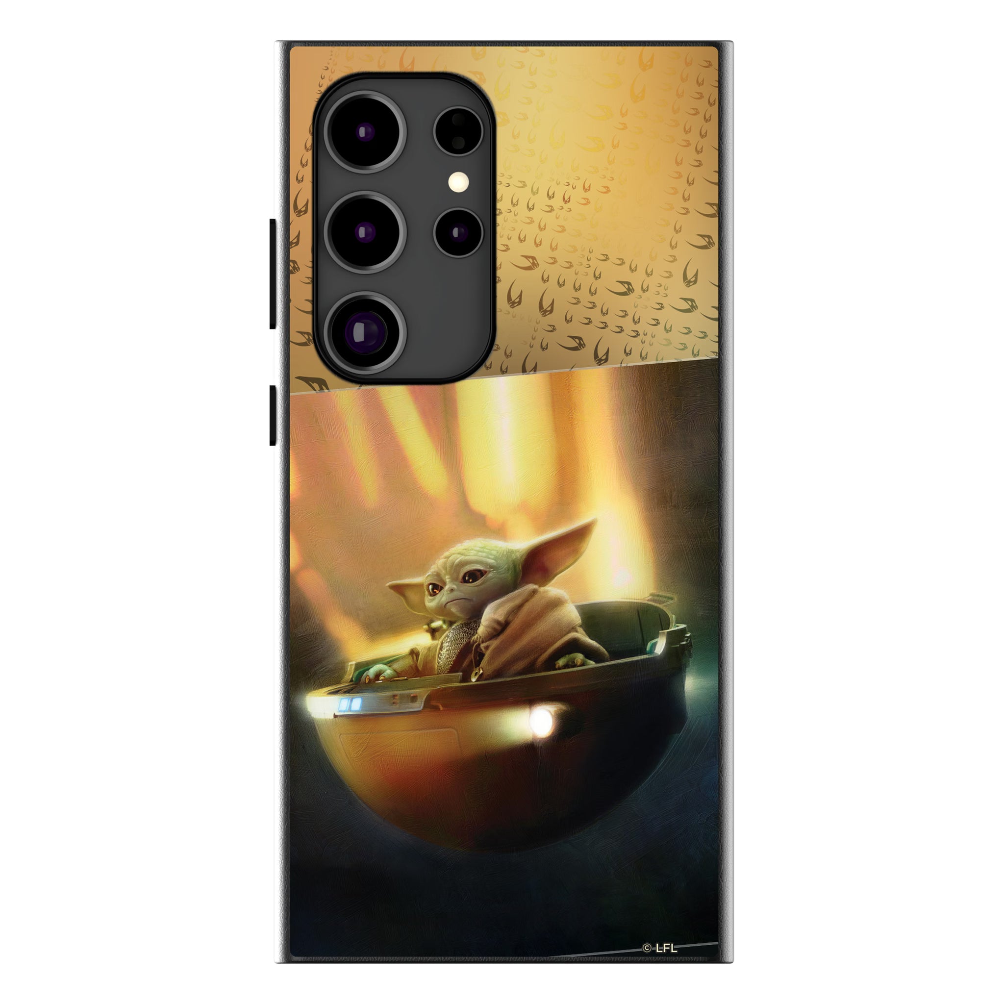Star Wars: The Mandalorian Grogu Portrait Galaxy MagSafe Compatible Phone Case for Samsung Galaxy