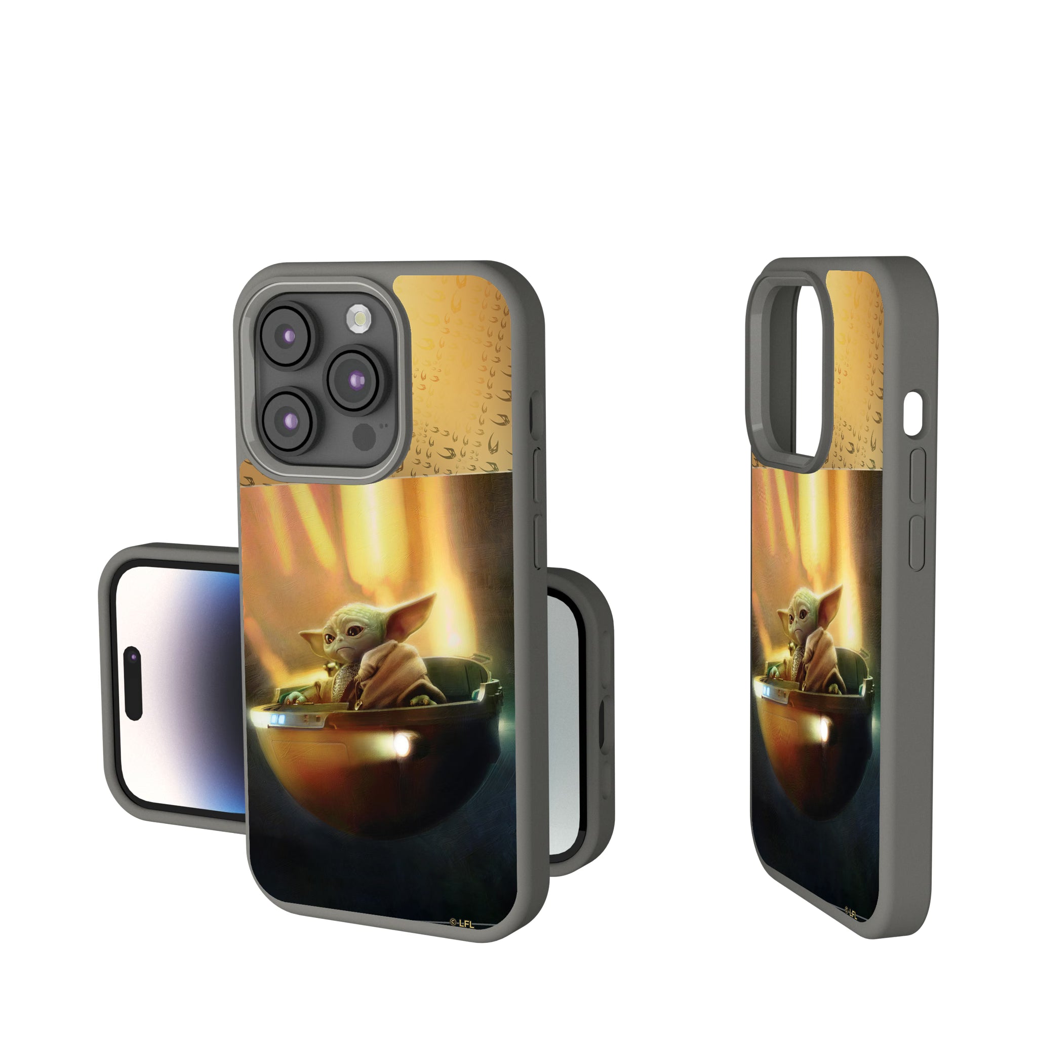 Star Wars: The Mandalorian Grogu Portrait iPhone Soft Touch Phone Case for Apple iPhone
