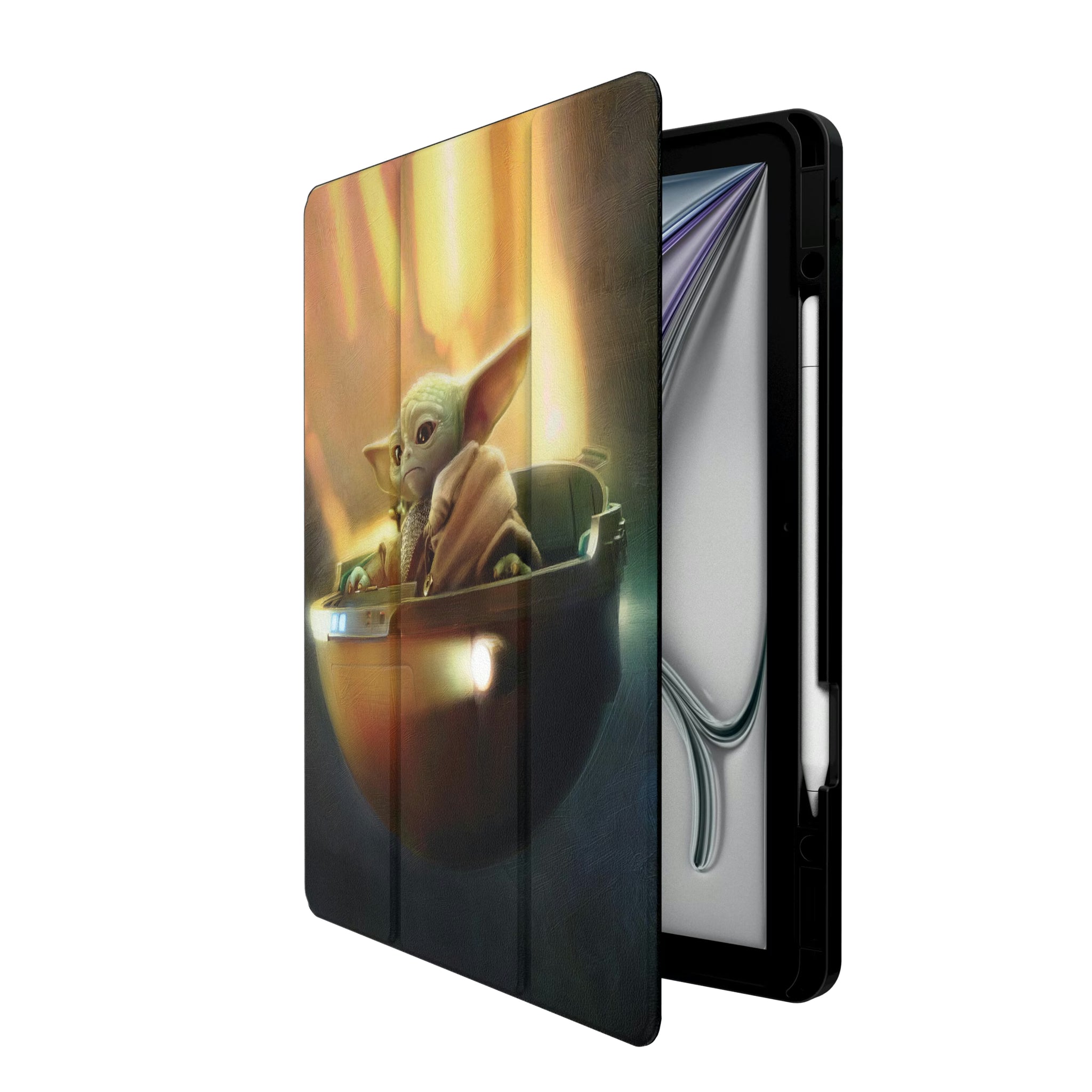 Star Wars: The Mandalorian Grogu Portrait iPad Tablet Case for Apple iPad