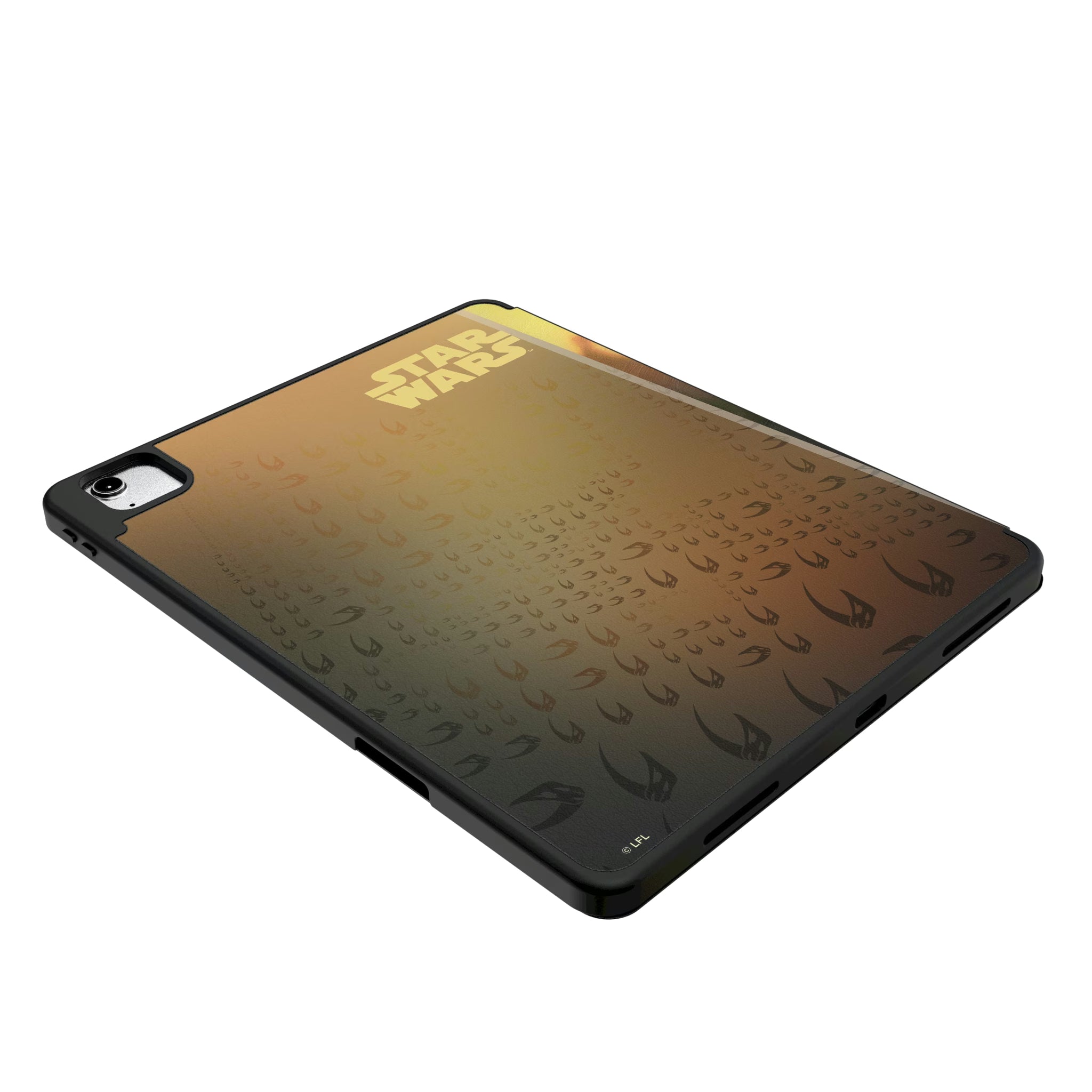Star Wars: The Mandalorian Grogu Portrait iPad Tablet Case for Apple iPad - Isometric View