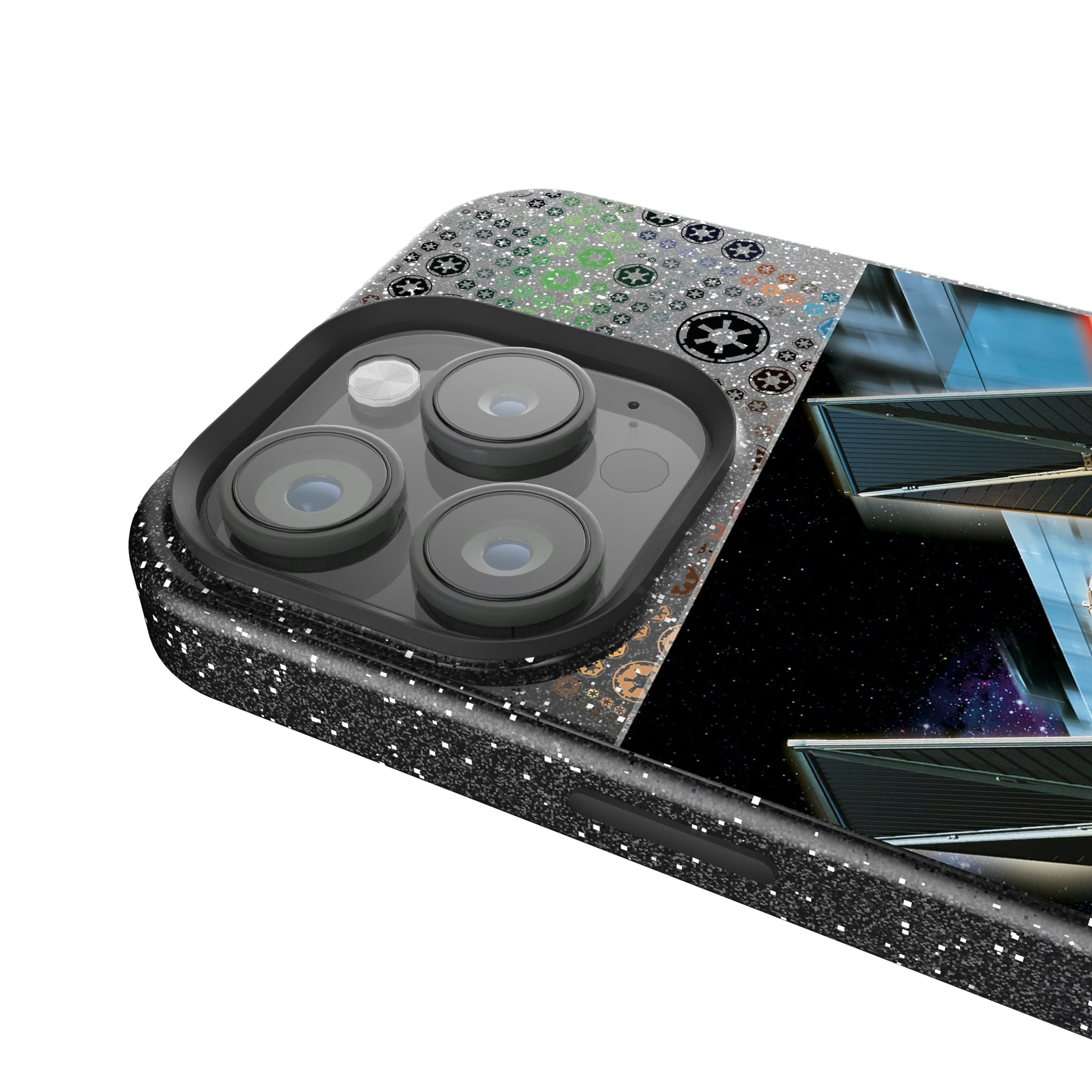 Star Wars TIE Fighter Portrait iPhone Bling Phone Case for Apple iPhone - Detail