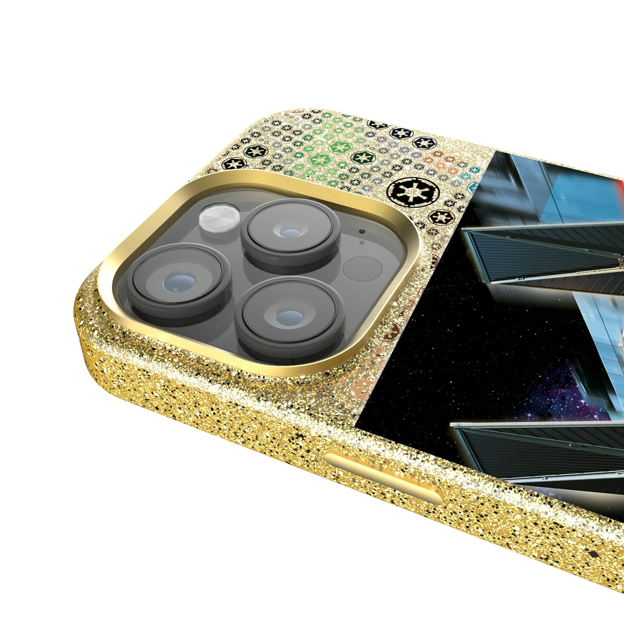 Star Wars TIE Fighter Portrait iPhone Bling Phone Case for Apple iPhone - Detail