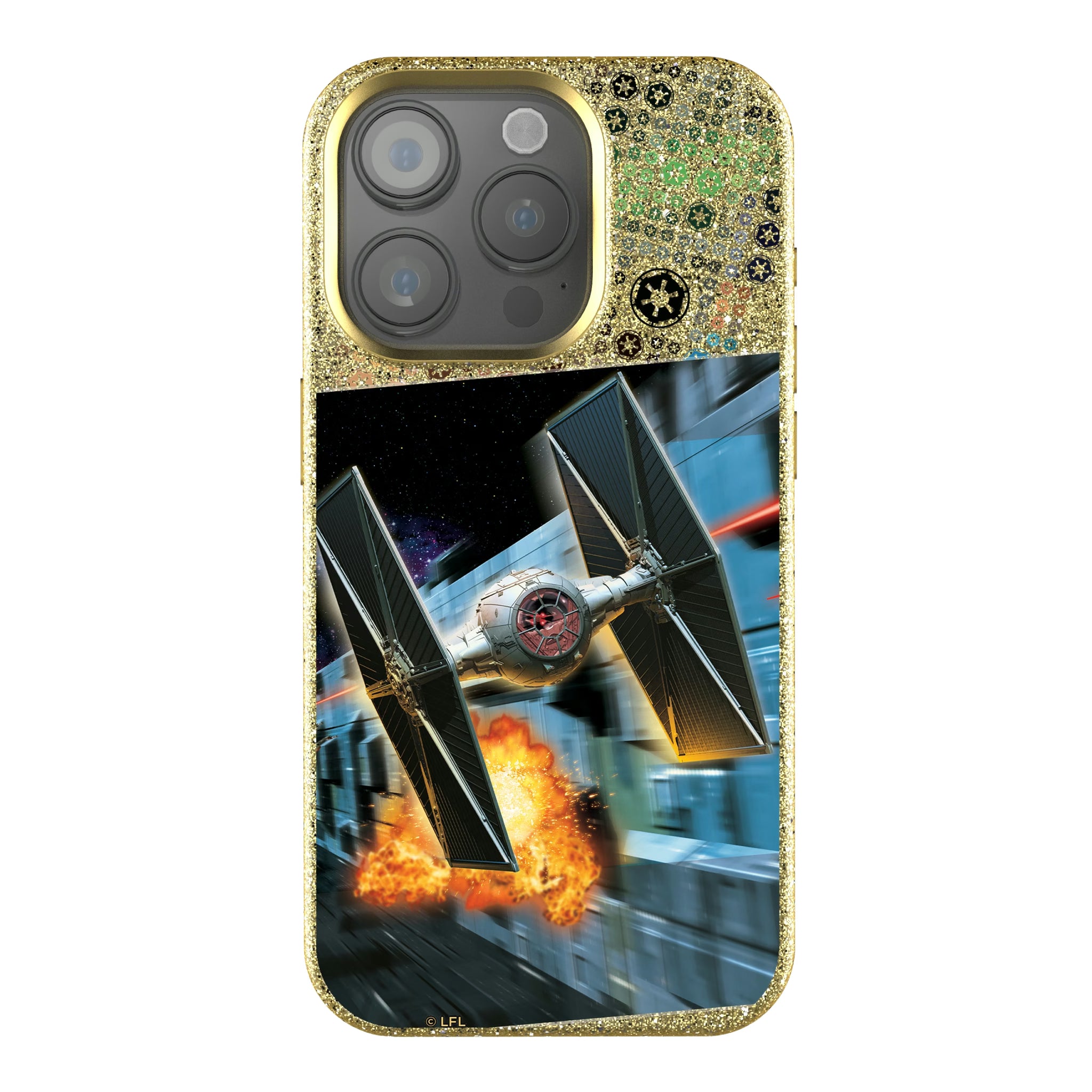 Star Wars TIE Fighter Portrait iPhone Bling Phone Case for Apple iPhone