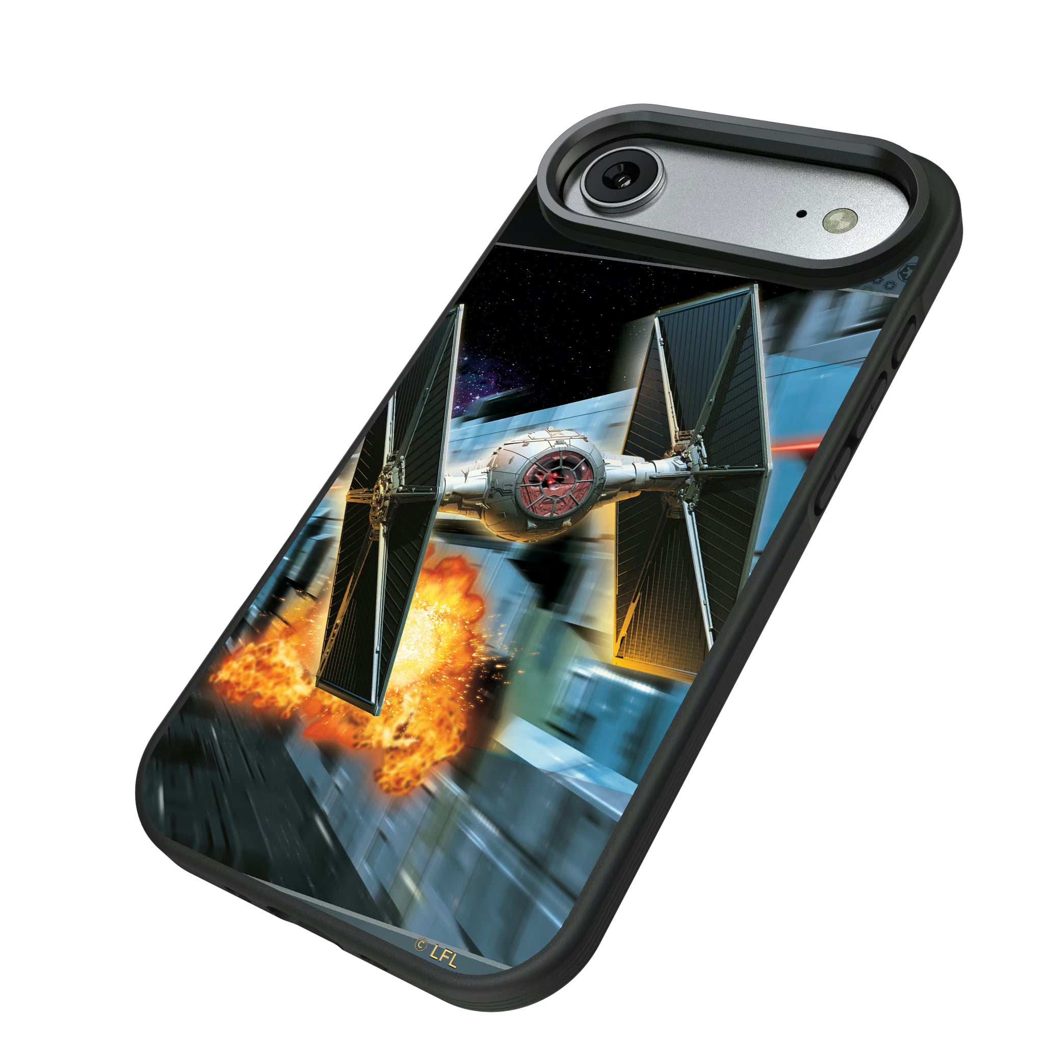 Star Wars TIE Fighter Portrait iPhone Bump Phone Case for Apple iPhone - Isometric View#Device_iPhone Air