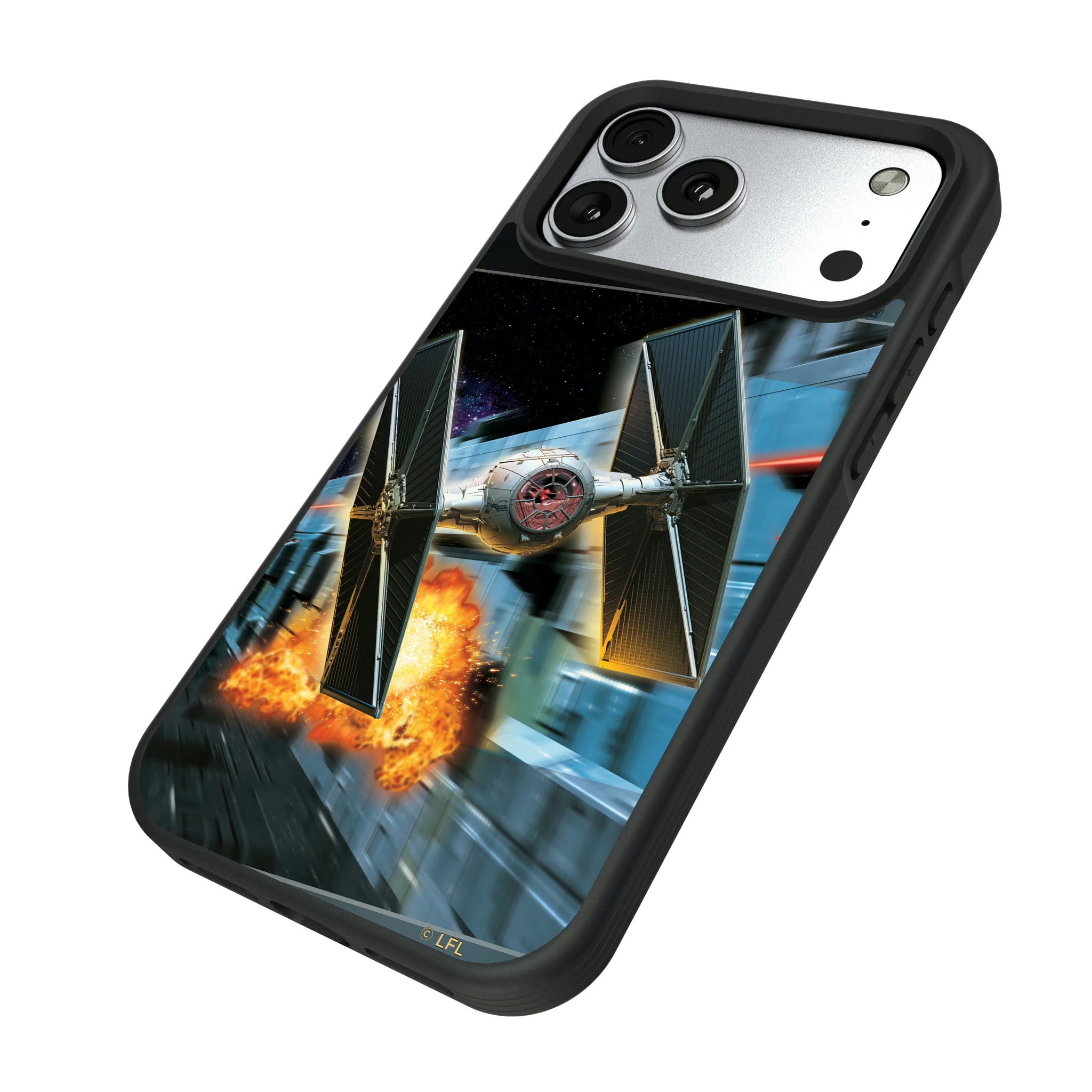 Star Wars TIE Fighter Portrait iPhone Bump Phone Case for Apple iPhone - Isometric View#Device_iPhone 17 Pro Max