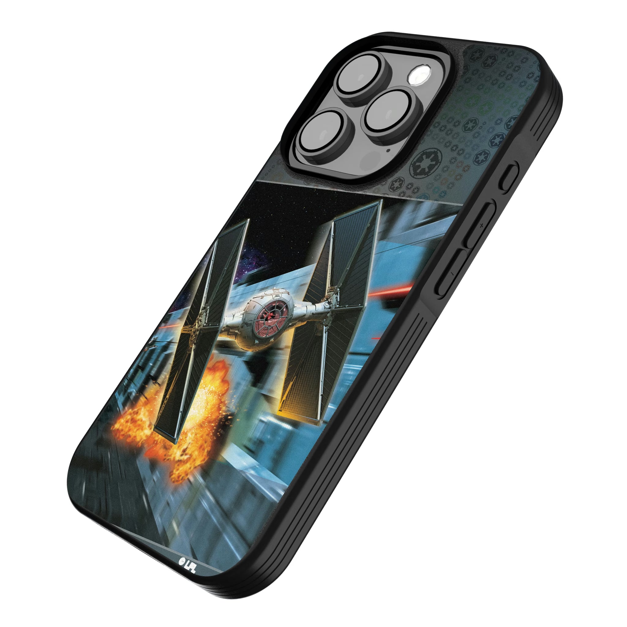Star Wars TIE Fighter Portrait iPhone Bump Phone Case for Apple iPhone - Isometric View
