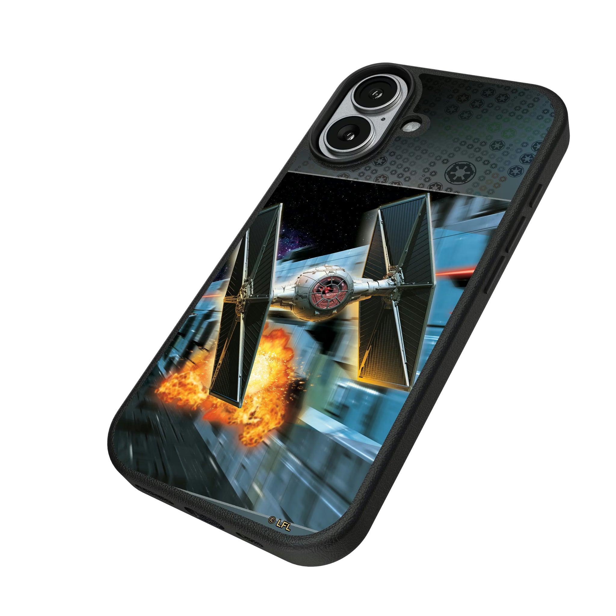 Star Wars TIE Fighter Portrait iPhone MagSafe Compatible Phone Case for Apple iPhone - Isometric View#Device_iPhone 17