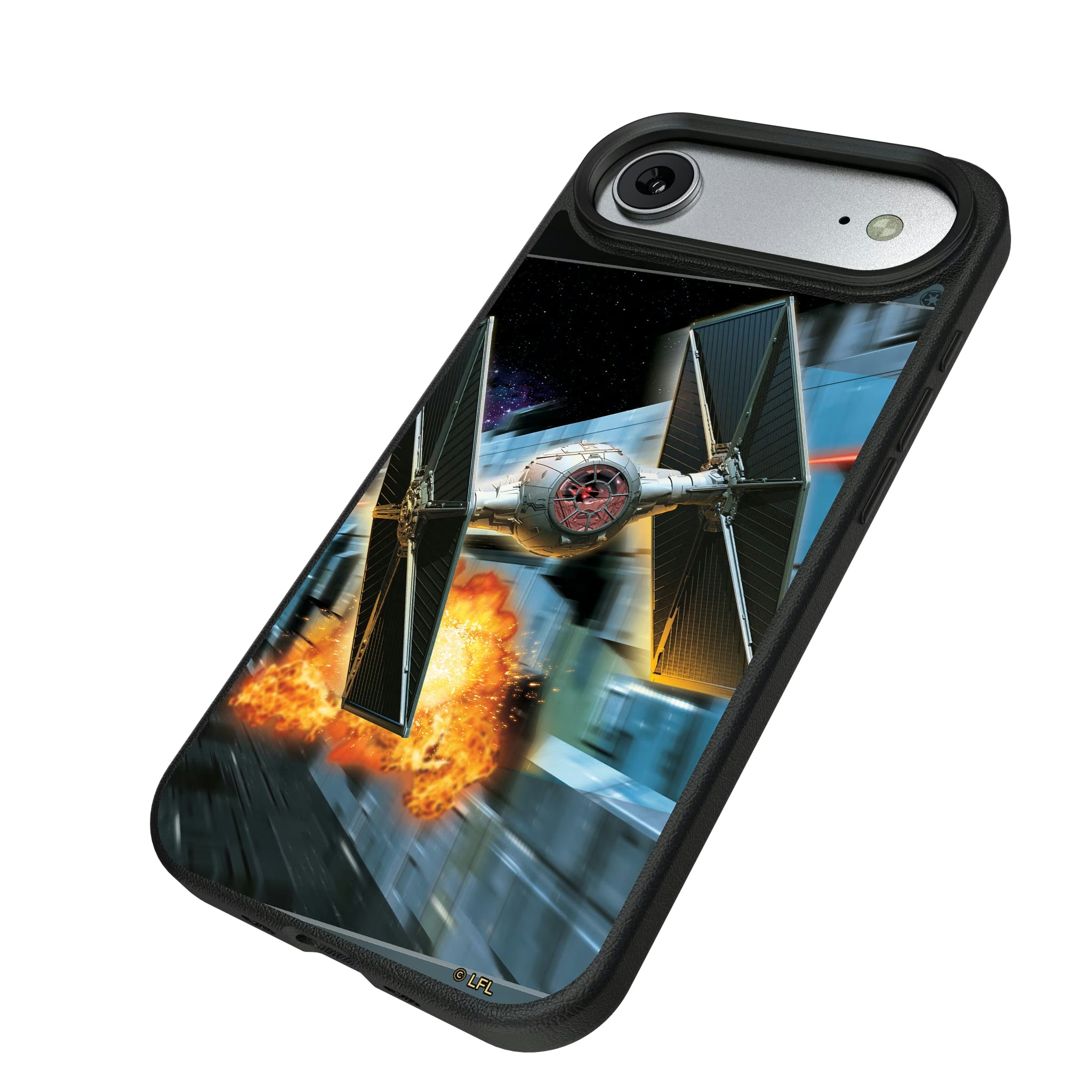 Star Wars TIE Fighter Portrait iPhone MagSafe Compatible Phone Case for Apple iPhone - Isometric View#Device_iPhone Air