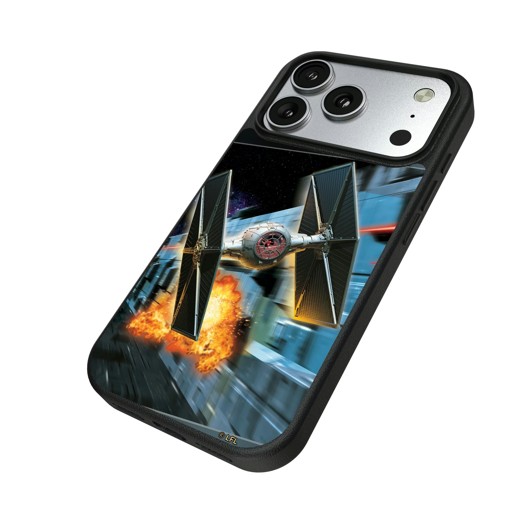 Star Wars TIE Fighter Portrait iPhone MagSafe Compatible Phone Case for Apple iPhone - Isometric View#Device_iPhone 17 Pro