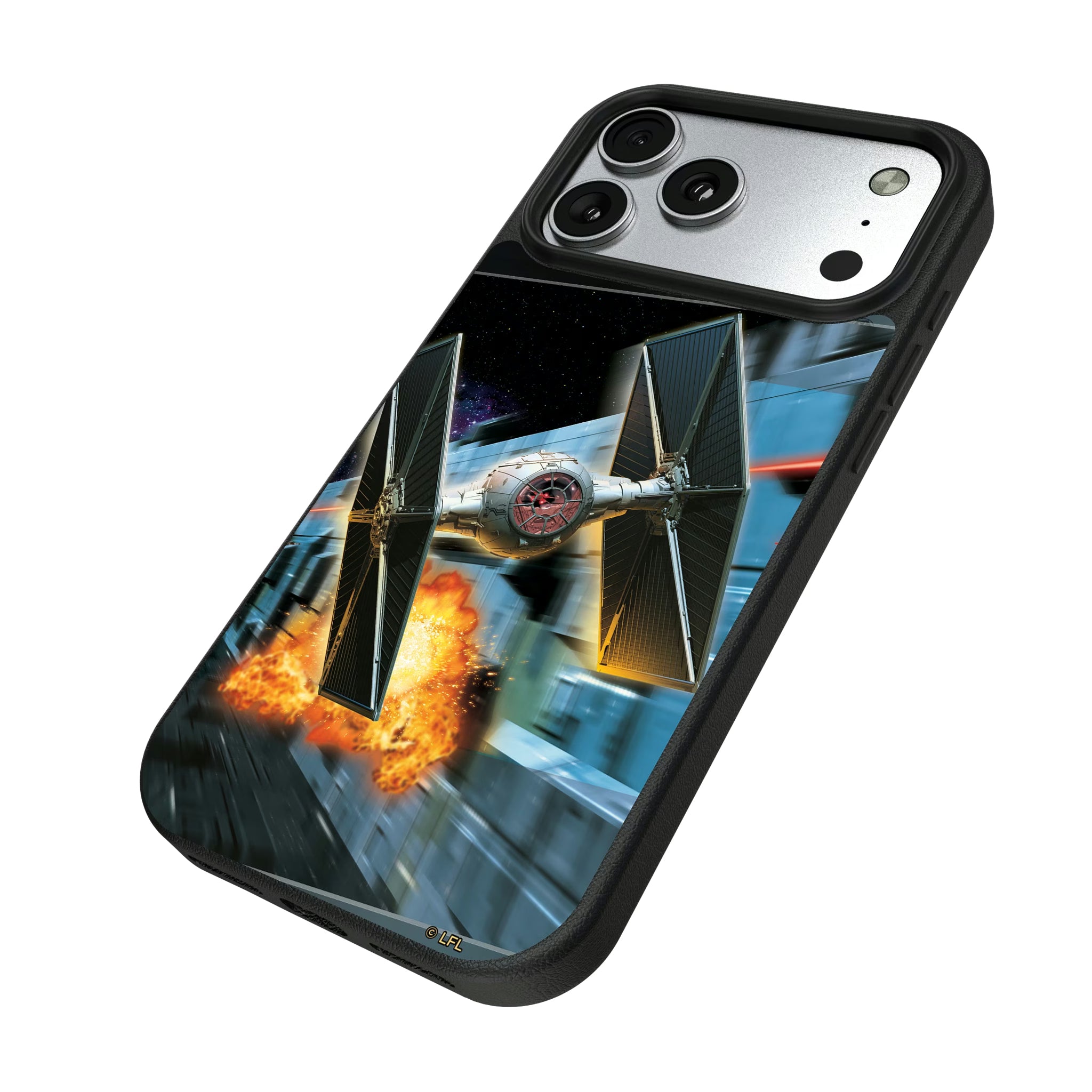 Star Wars TIE Fighter Portrait iPhone MagSafe Compatible Phone Case for Apple iPhone - Isometric View#Device_iPhone 17 Pro Max