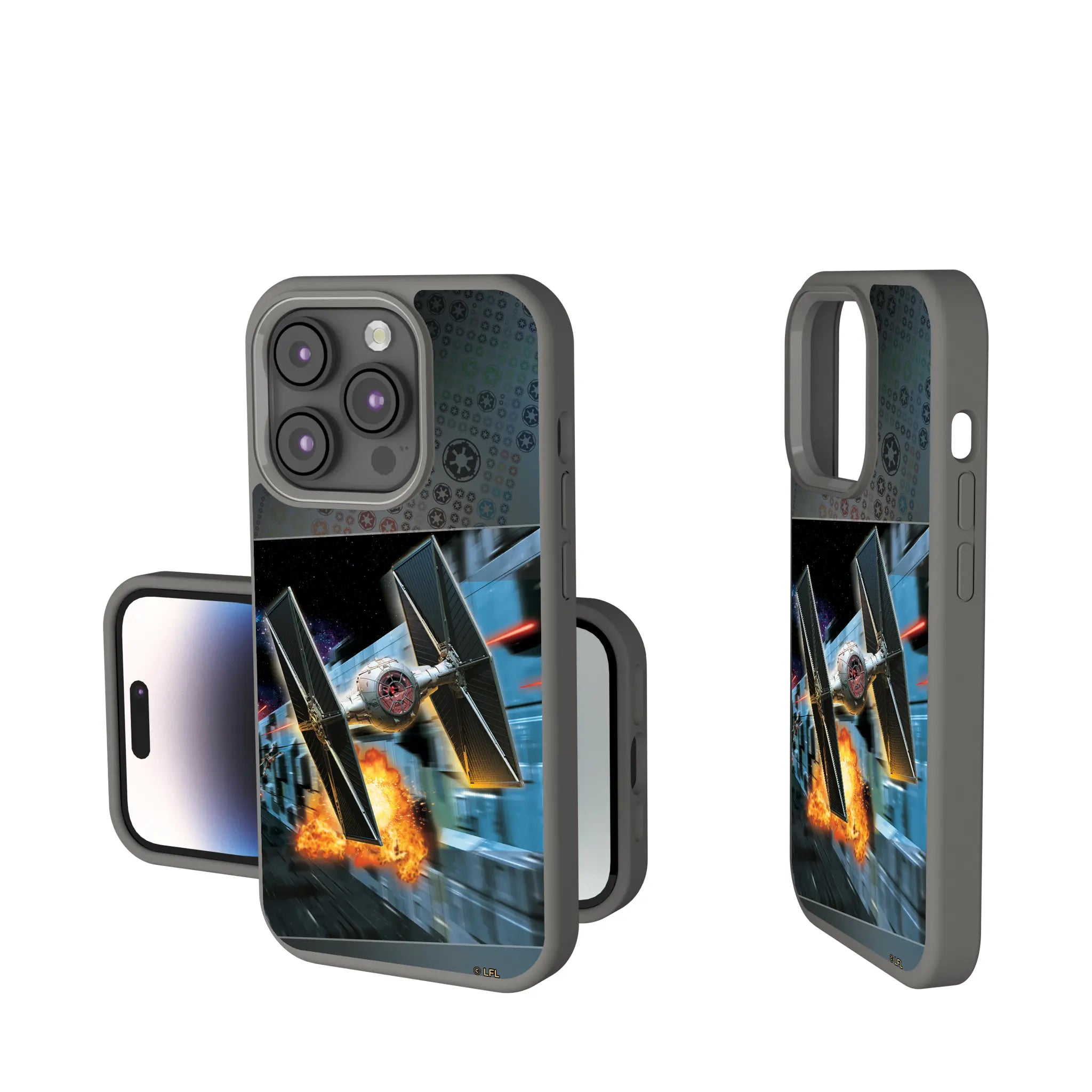 Star Wars TIE Fighter Portrait iPhone Soft Touch Phone Case for Apple iPhone